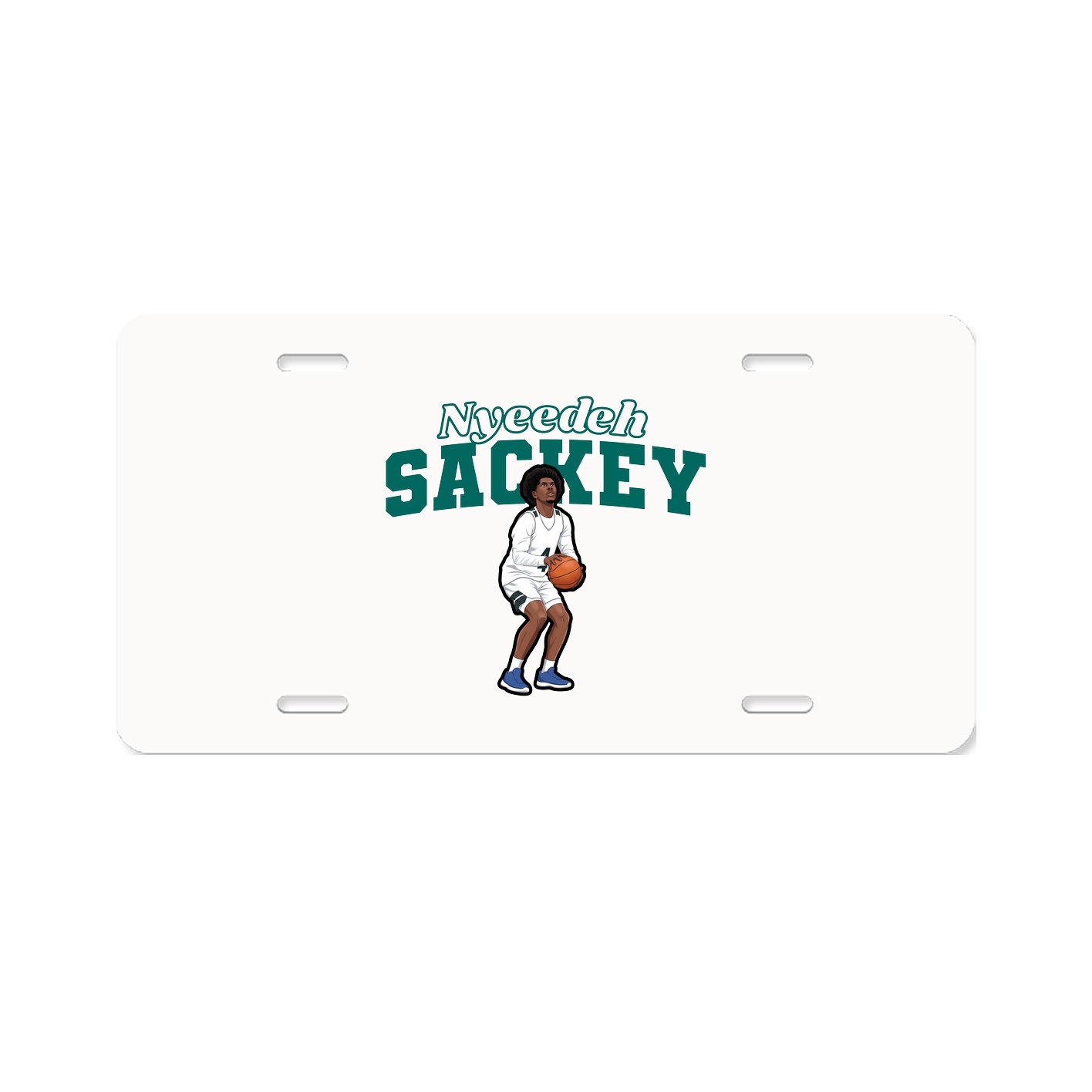 License Plate — Name Arch in Classic