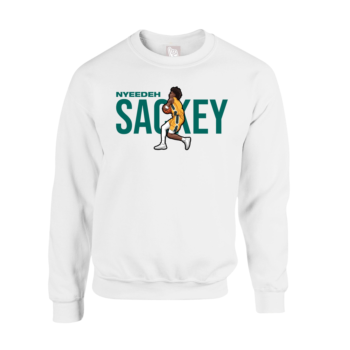 Fleece Crew — Player Name in White