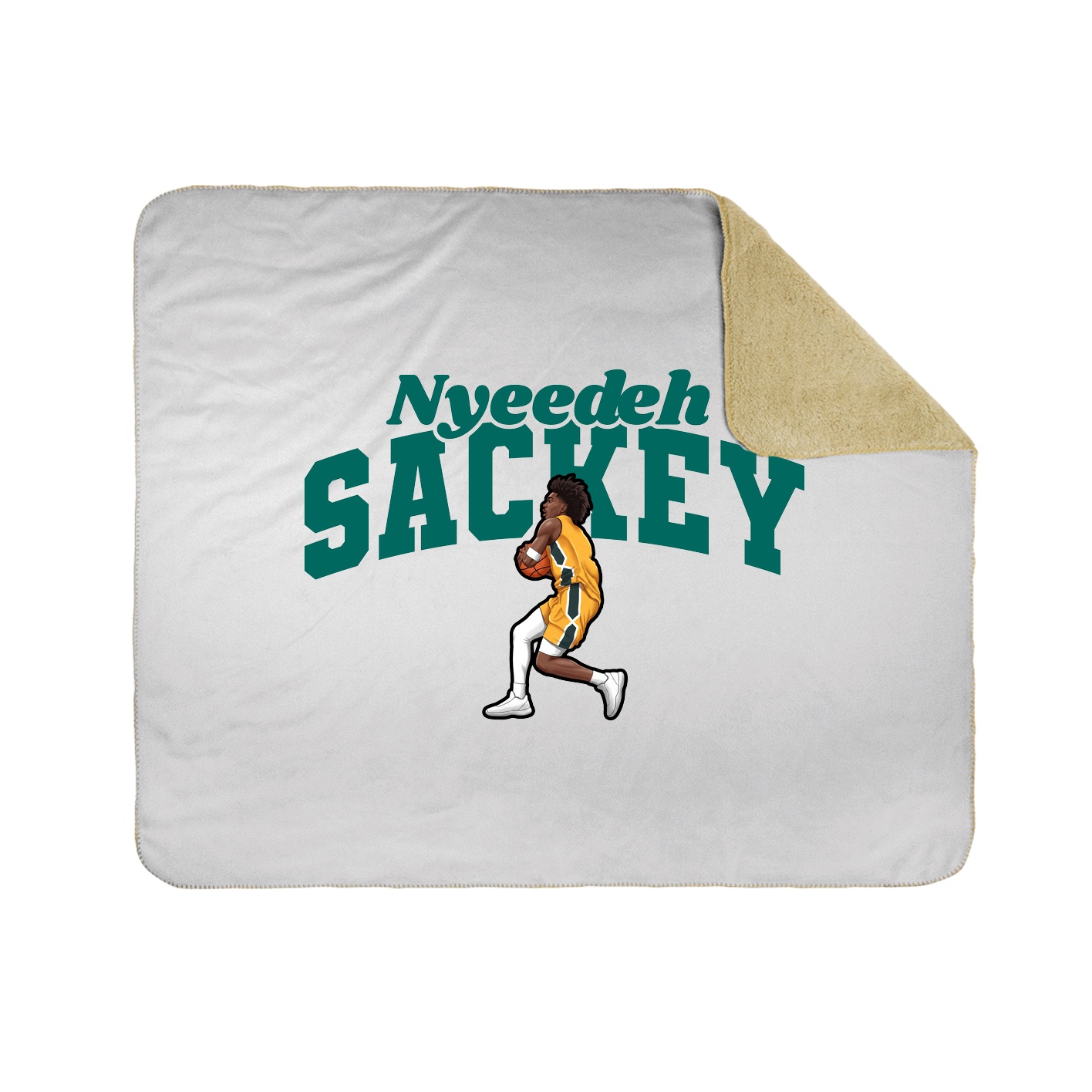 Throw Blanket — Signature Arch in White
