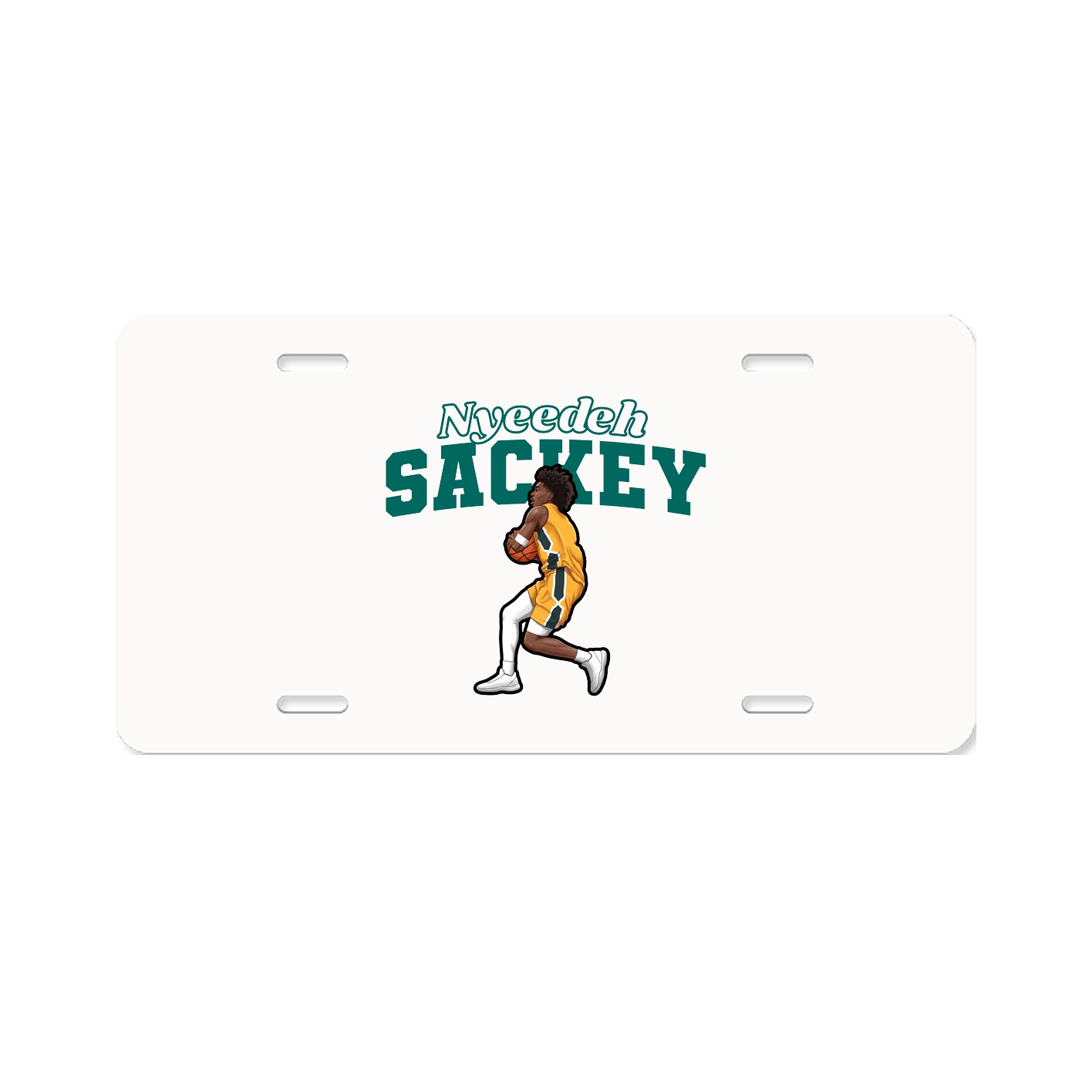 License Plate — Name Arch in Classic