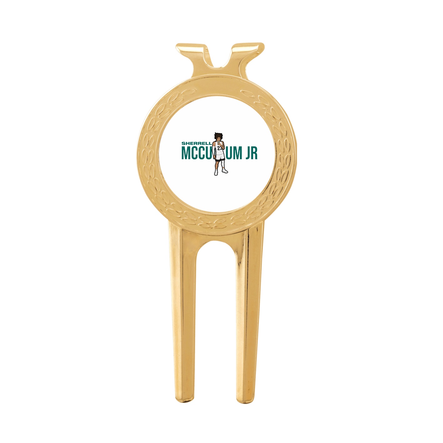 Divot Tool with Ball Marker — Player Name in Classic