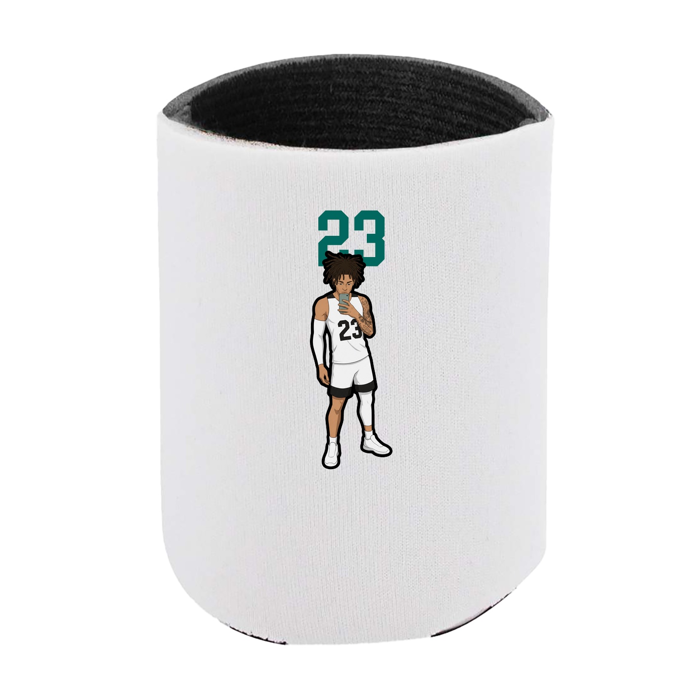 Can Holder — Number Top in White