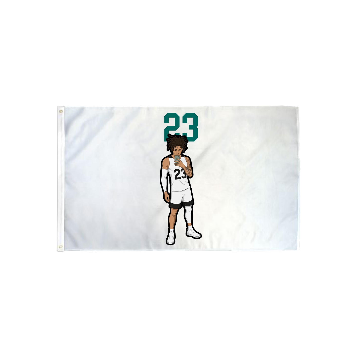 3x5 Flag — Number Top in Classic