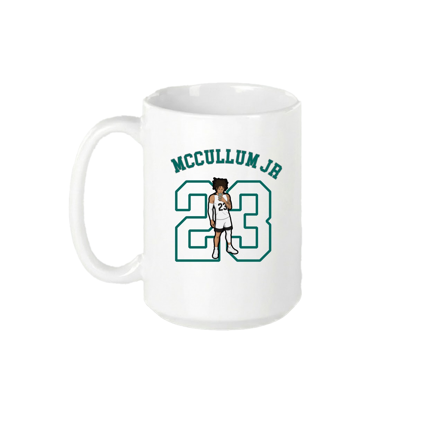 15oz Coffee Mug — Shirsey Arch in White
