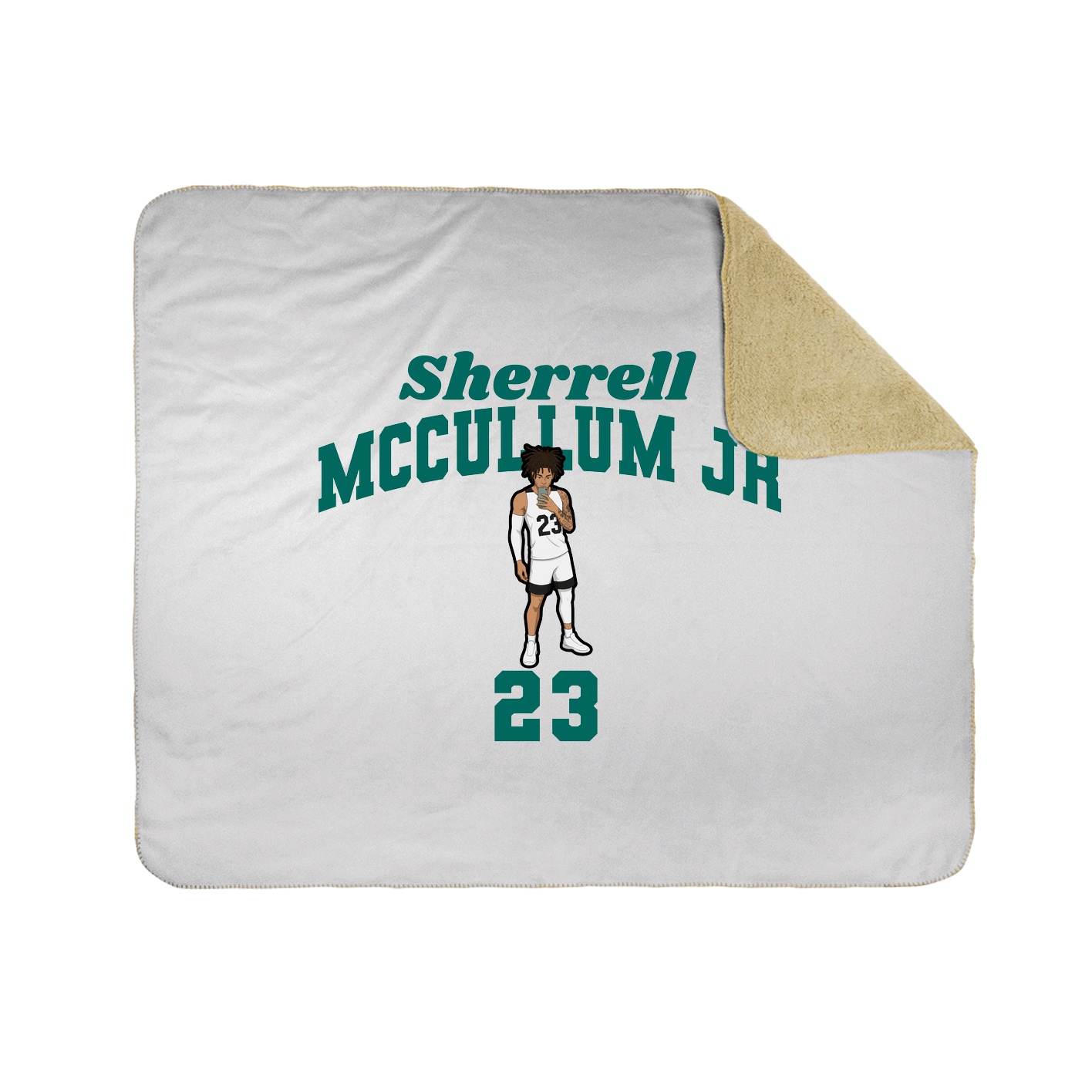 Throw Blanket — Signature Arch in White
