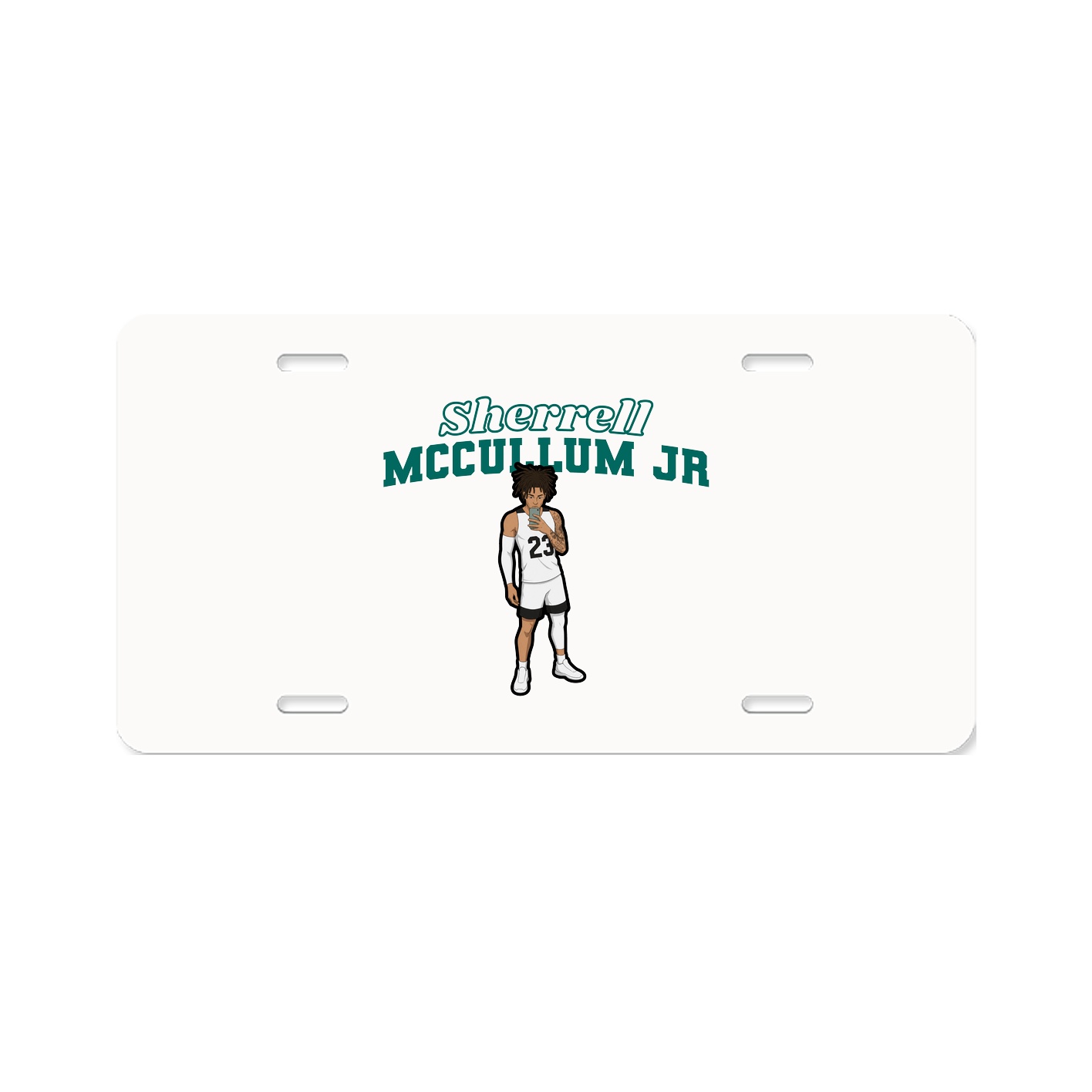License Plate — Name Arch in Classic