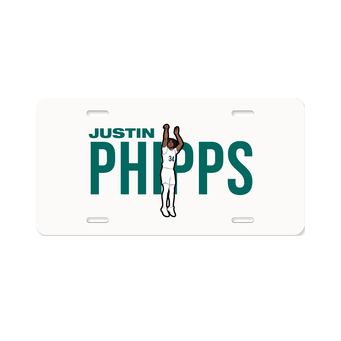 License Plate — Player Name in Classic
