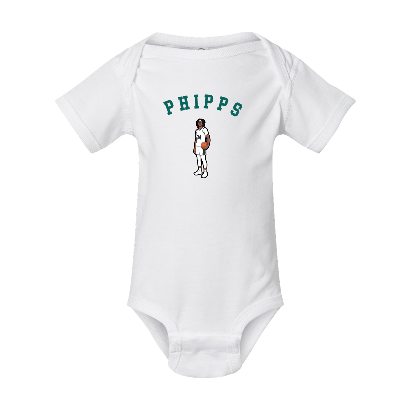 Baby Onesie — Shirsey Arch in White