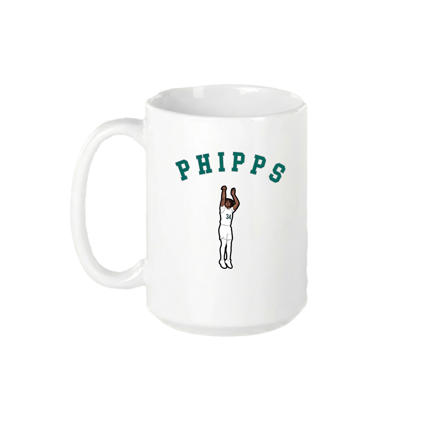 15oz Coffee Mug — Shirsey Arch in White