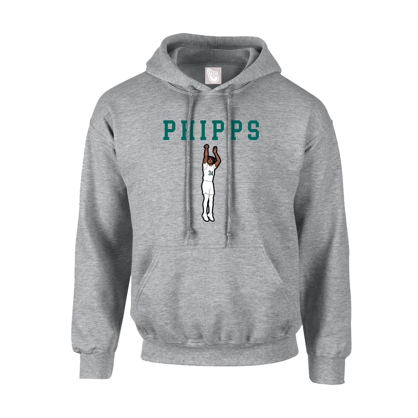 Hoodie — Shirsey in Grey