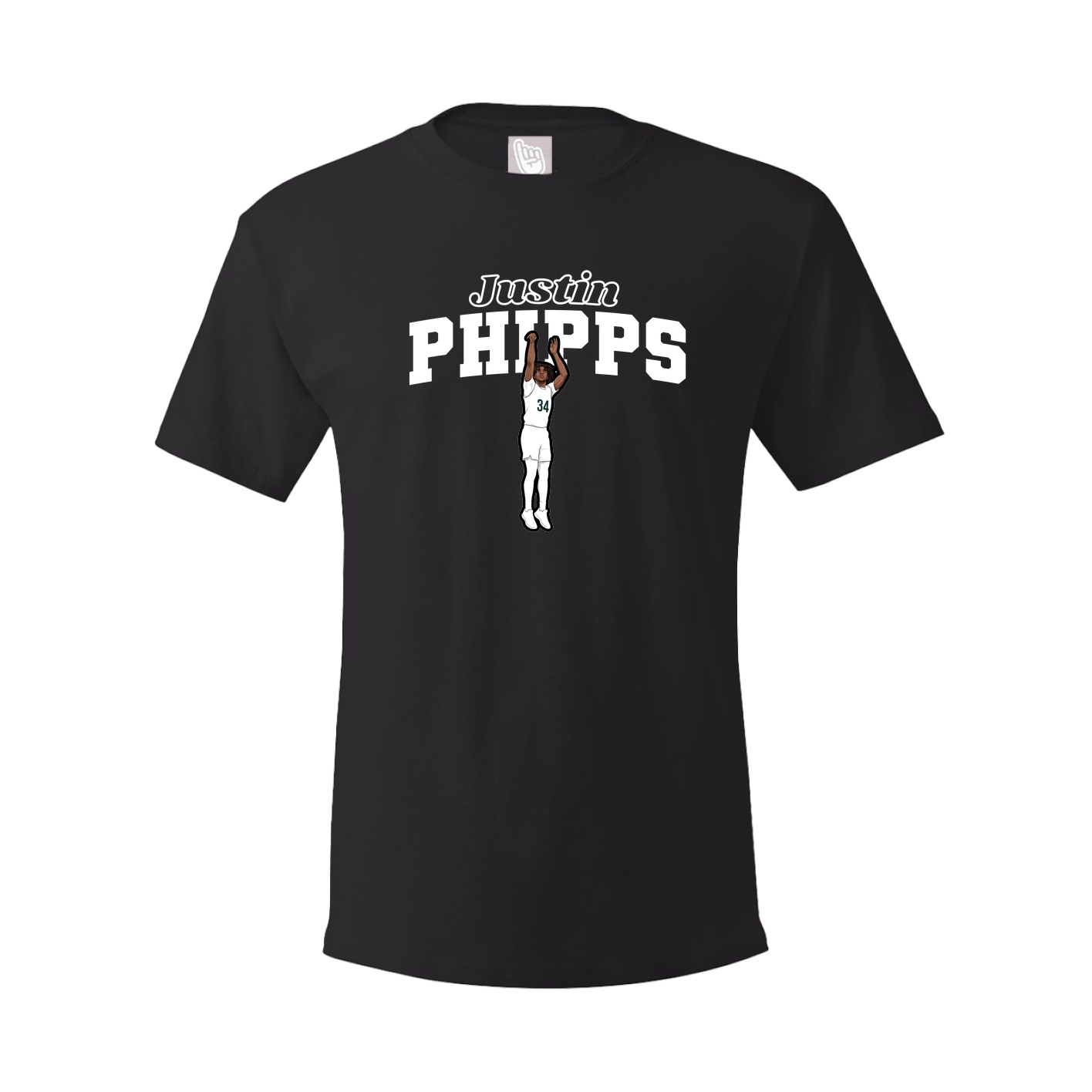 Youth Tee — Name Arch in Black