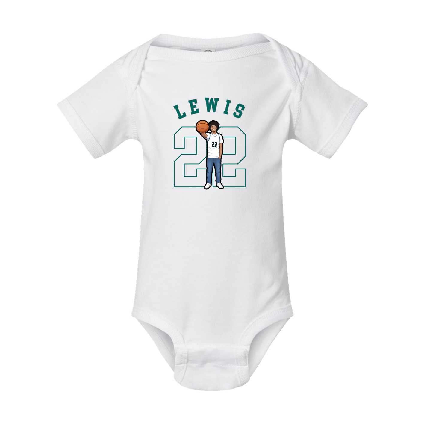 Baby Onesie — Shirsey Arch in White