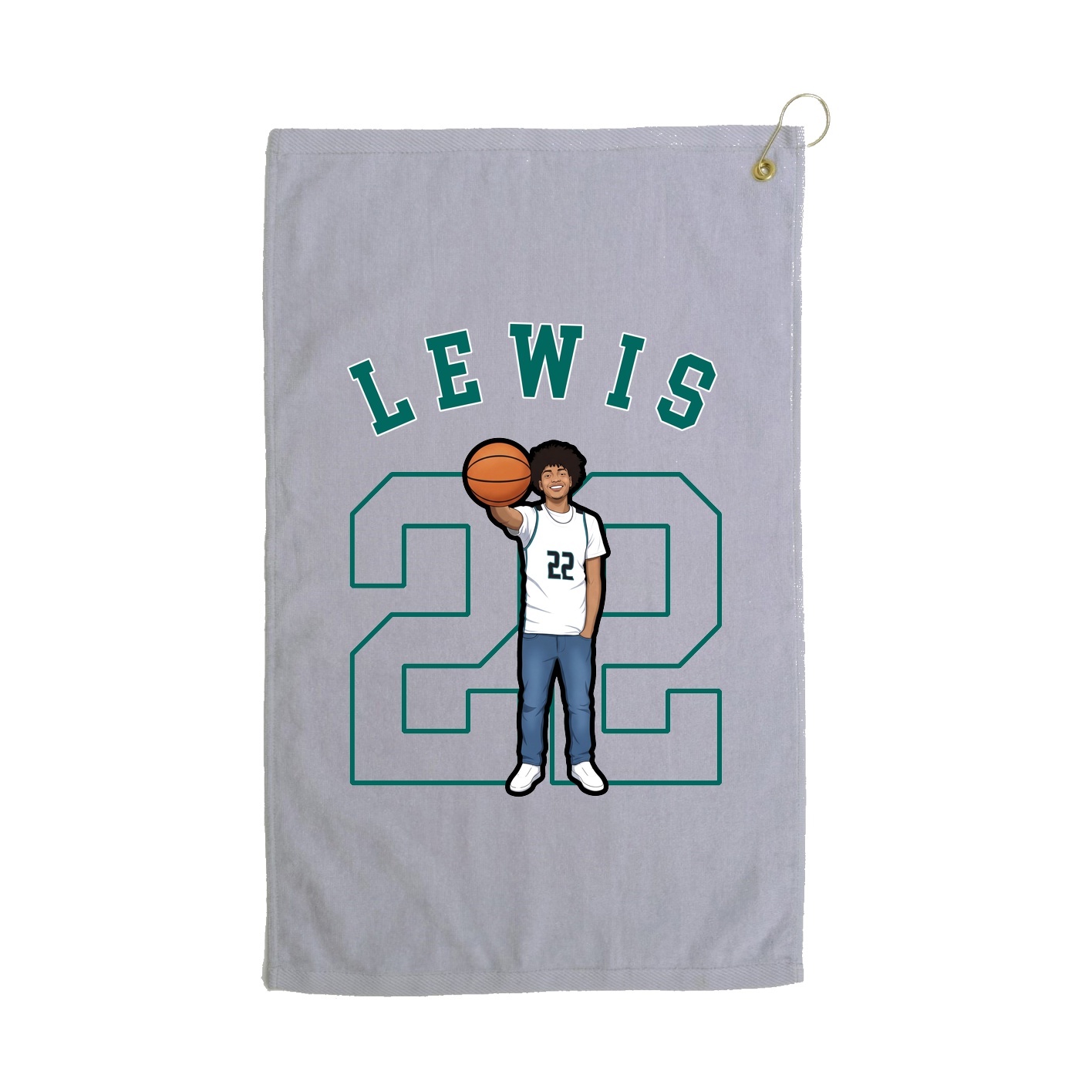 Golf Towel — Shirsey Arch in Grey