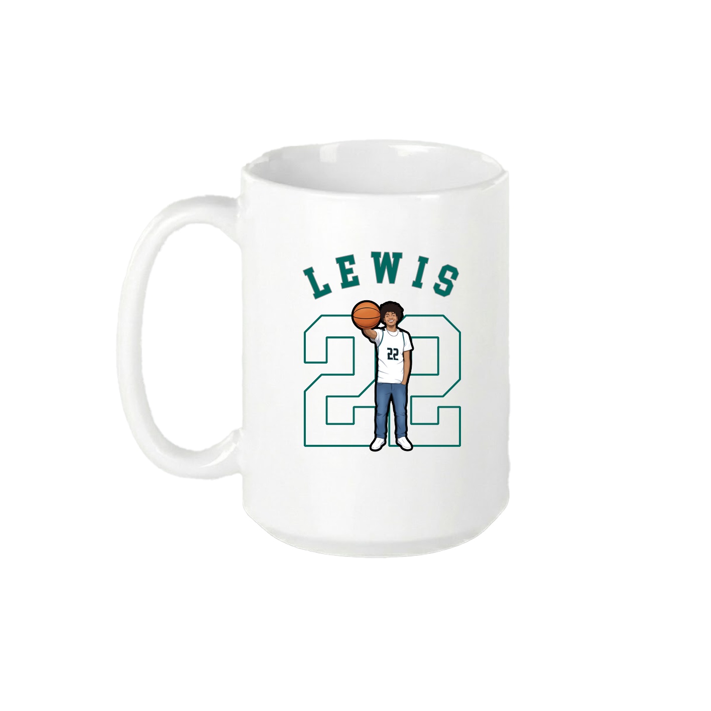 15oz Coffee Mug — Shirsey Arch in White