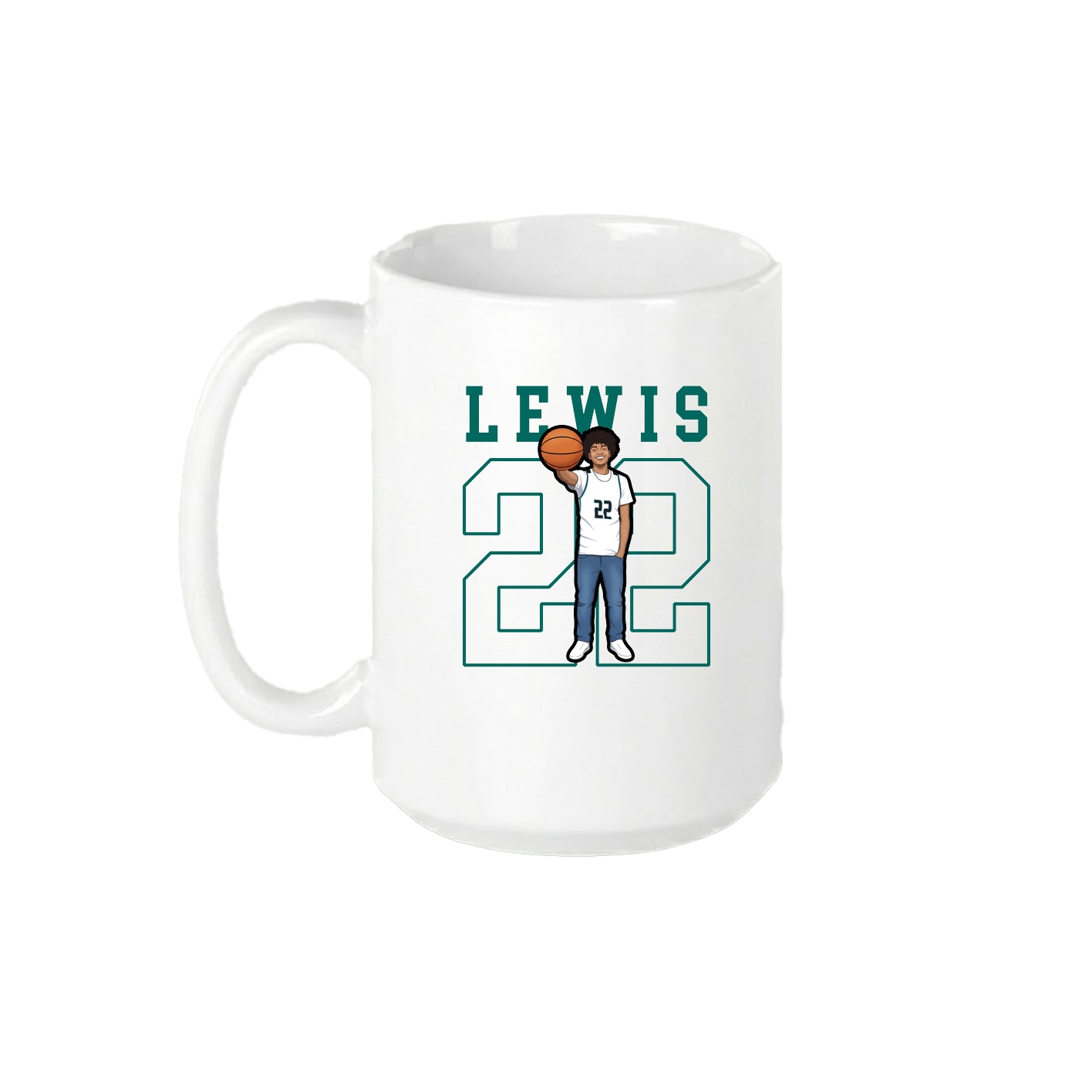 15oz Coffee Mug — Shirsey in White