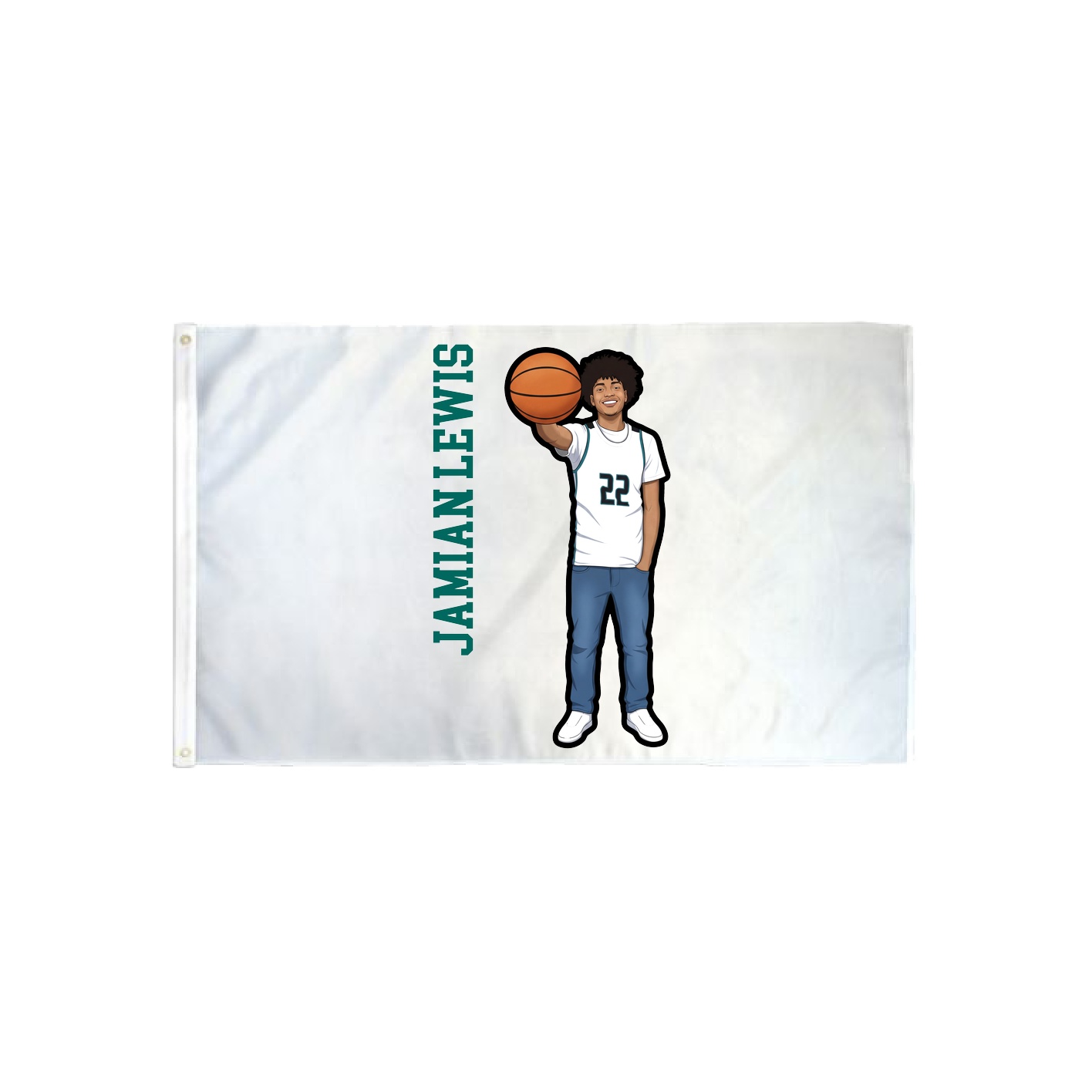 3x5 Flag — Name Vertical in Classic