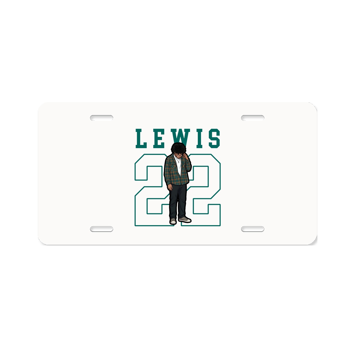 License Plate — Shirsey in Classic