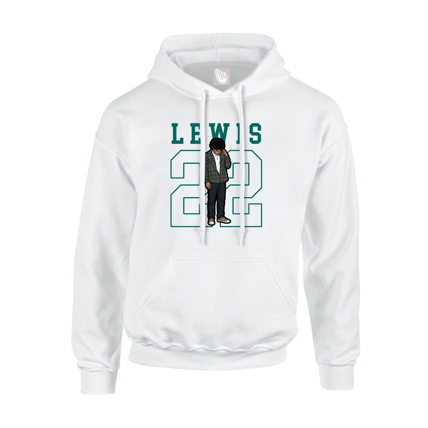 Youth Hoodie — Shirsey in White
