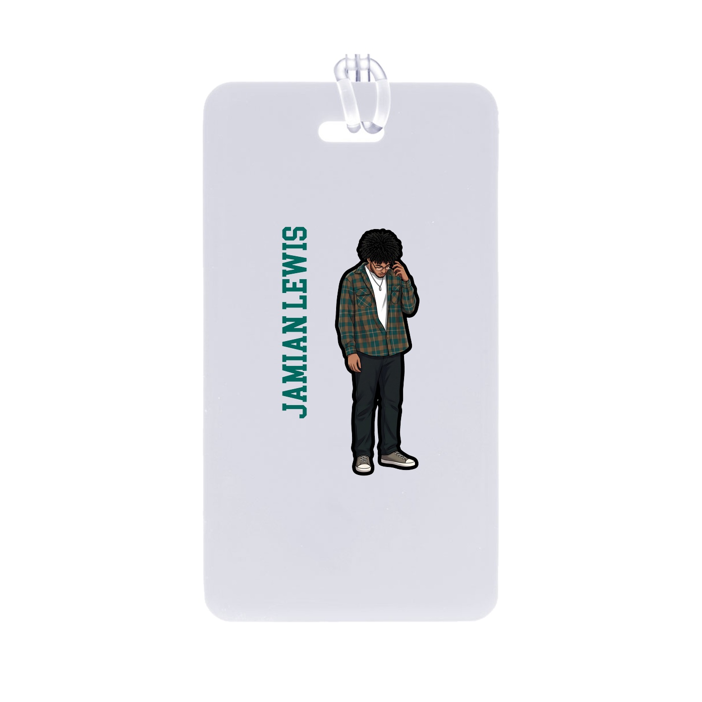 Bag Tag — Name Vertical in Classic