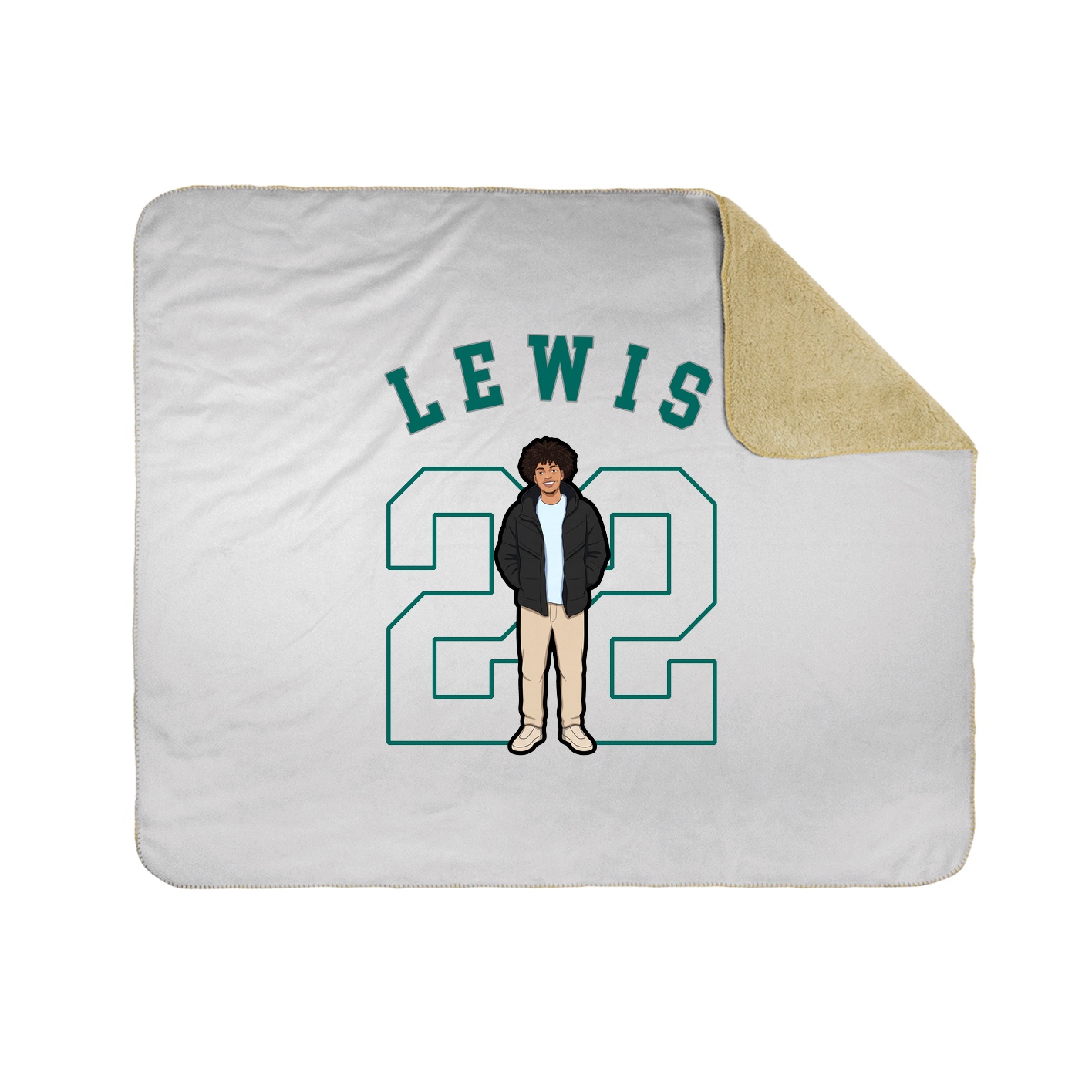 Throw Blanket — Shirsey Arch in White
