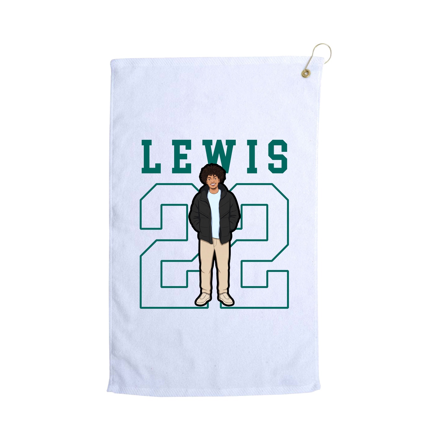 Golf Towel — Shirsey in White