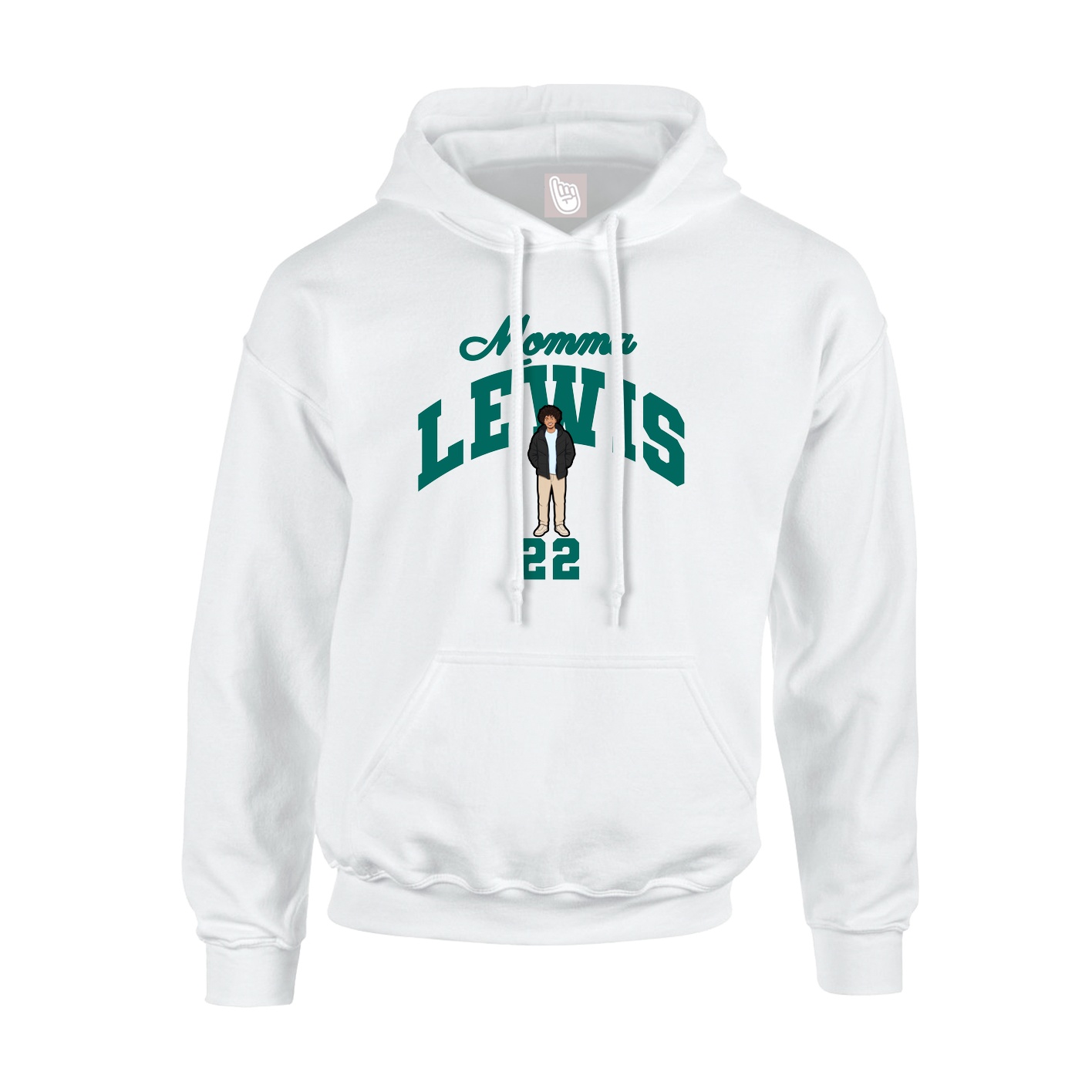 Hoodie — Mothers Day Arch in White