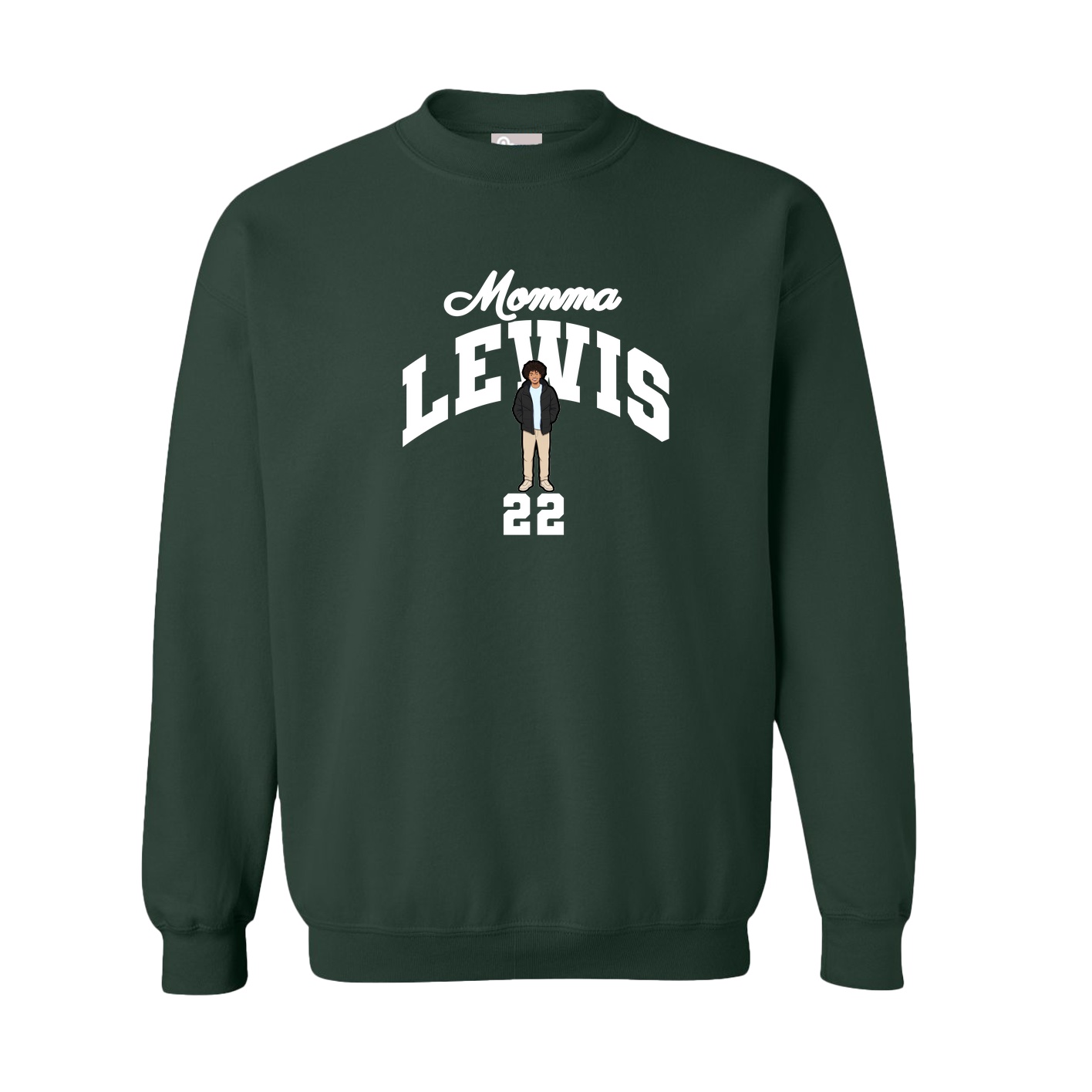 Fleece Crew — Mothers Day Arch in Green