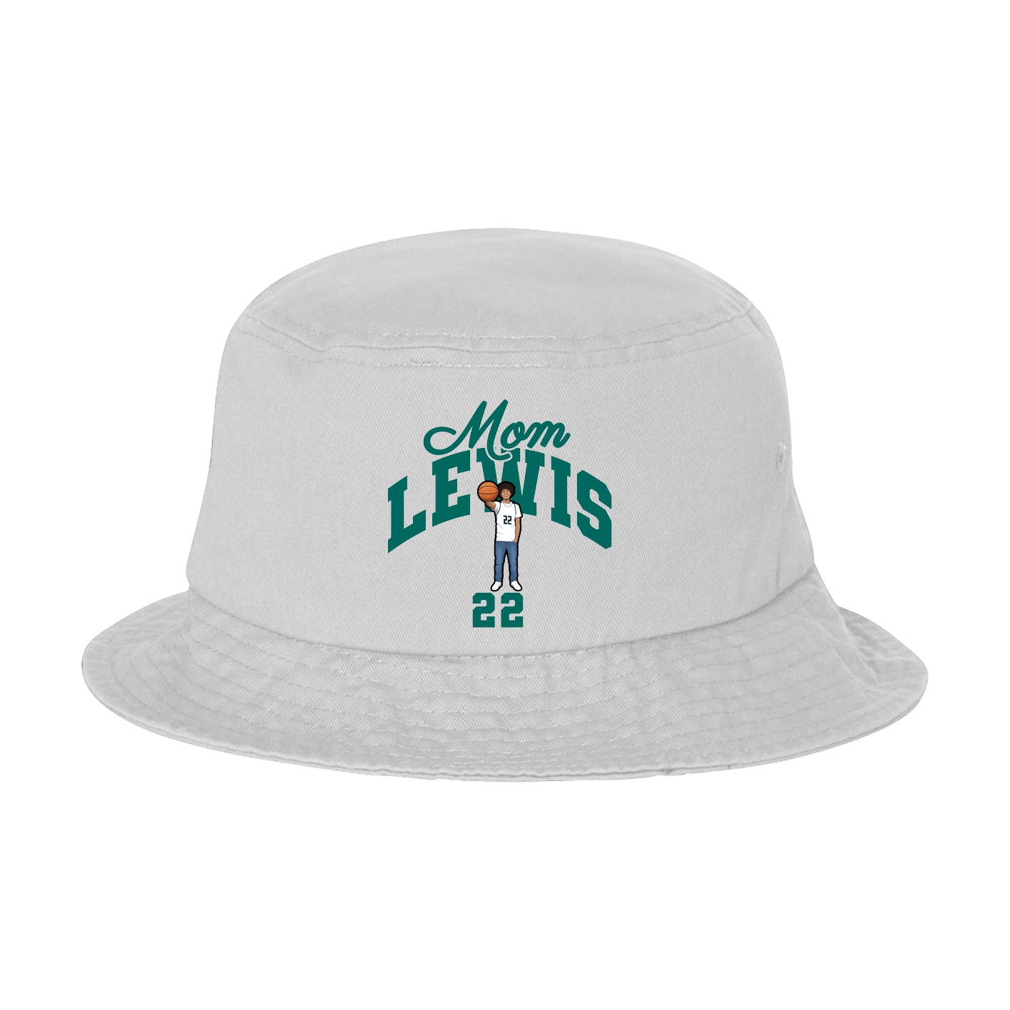 Bucket Cap — Mothers Day Arch in White