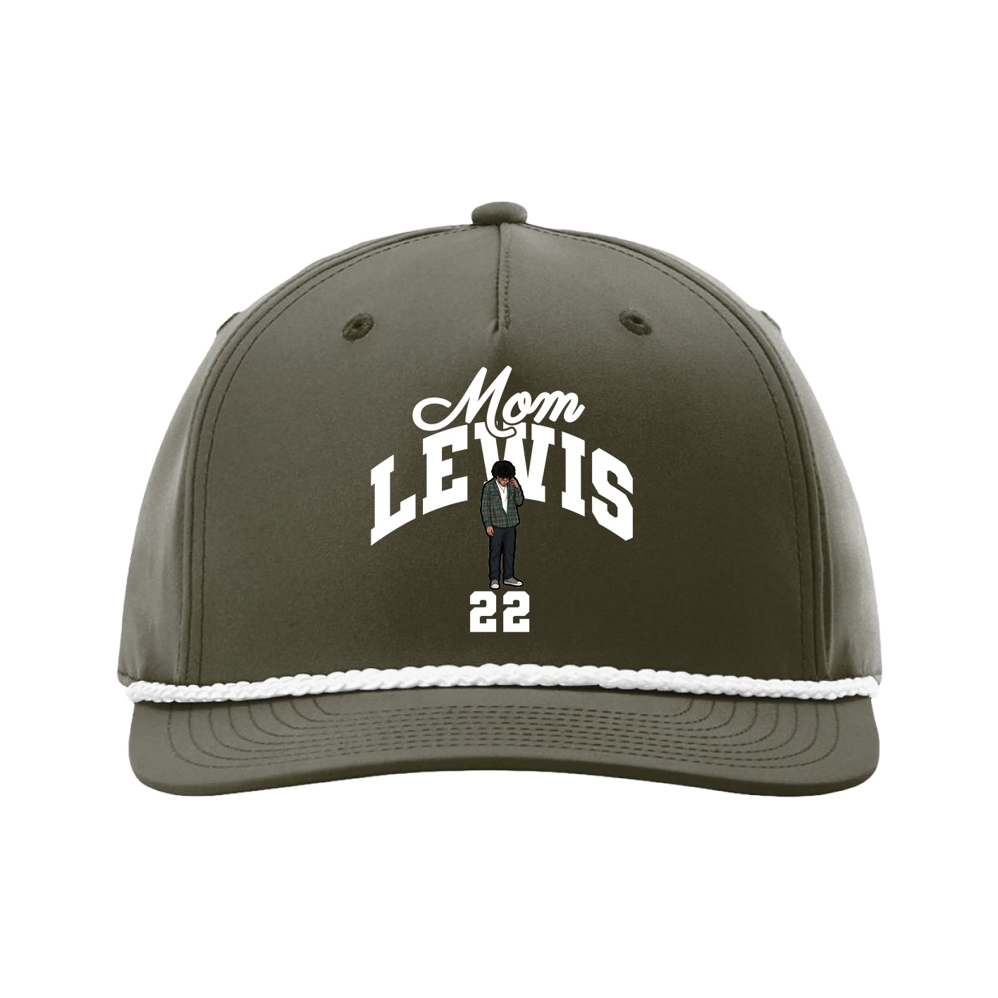 Five-Panel Classic Rope Cap — Mothers Day Arch in Green