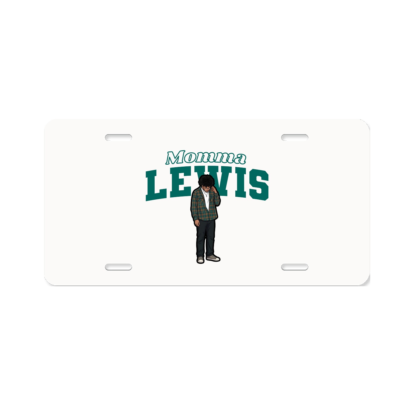 License Plate — Mothers Day Block in Classic