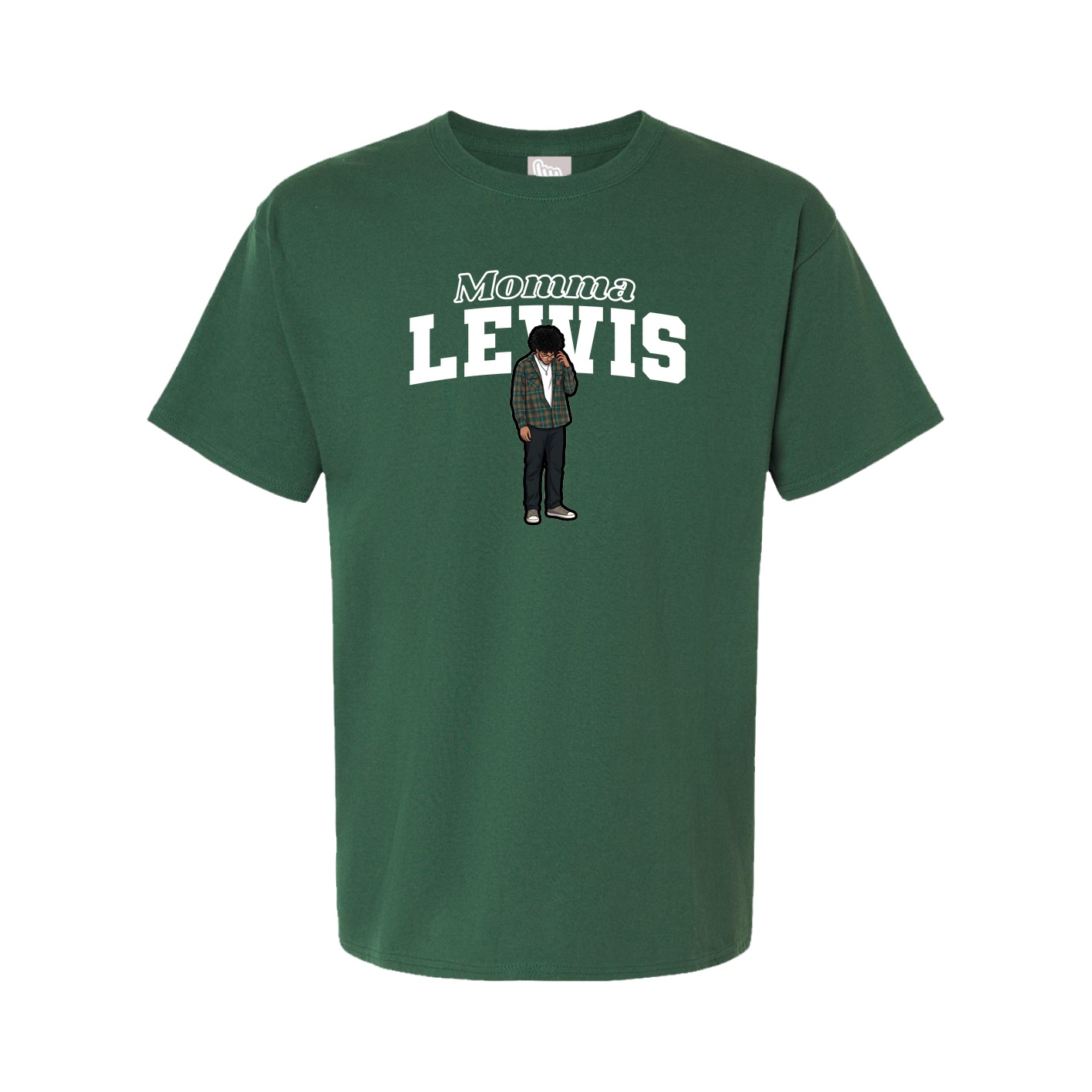 Youth Tee — Mothers Day Block in Green