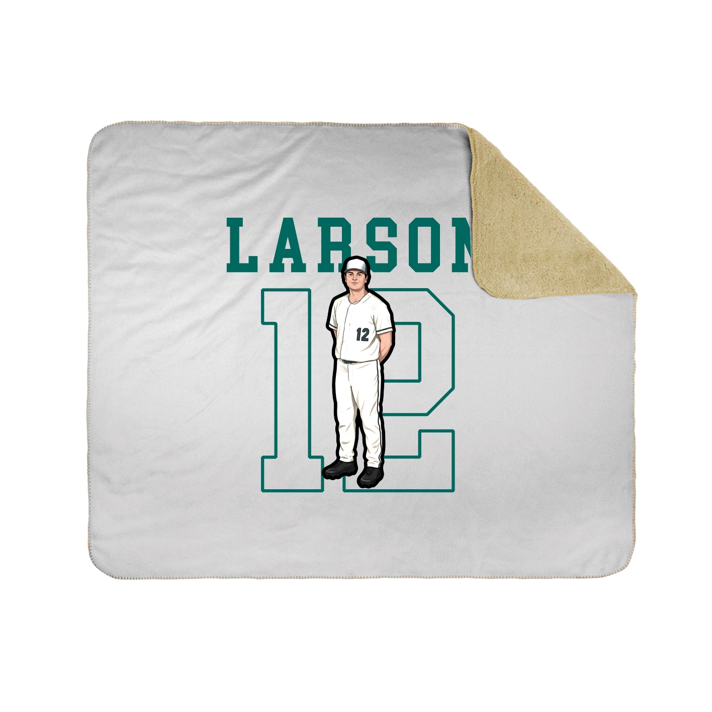 50x60 Sherpa Lined Throw Blanket