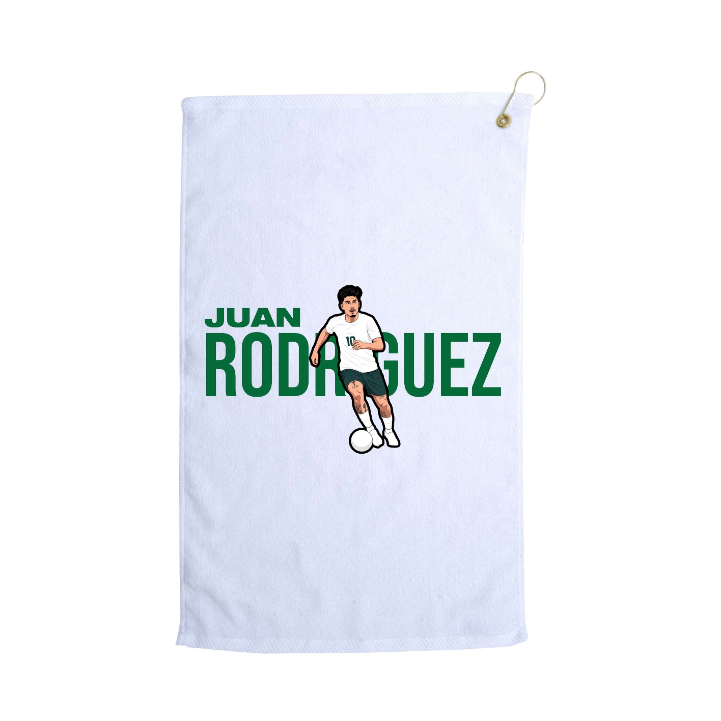 Golf Towel — Player Name in White