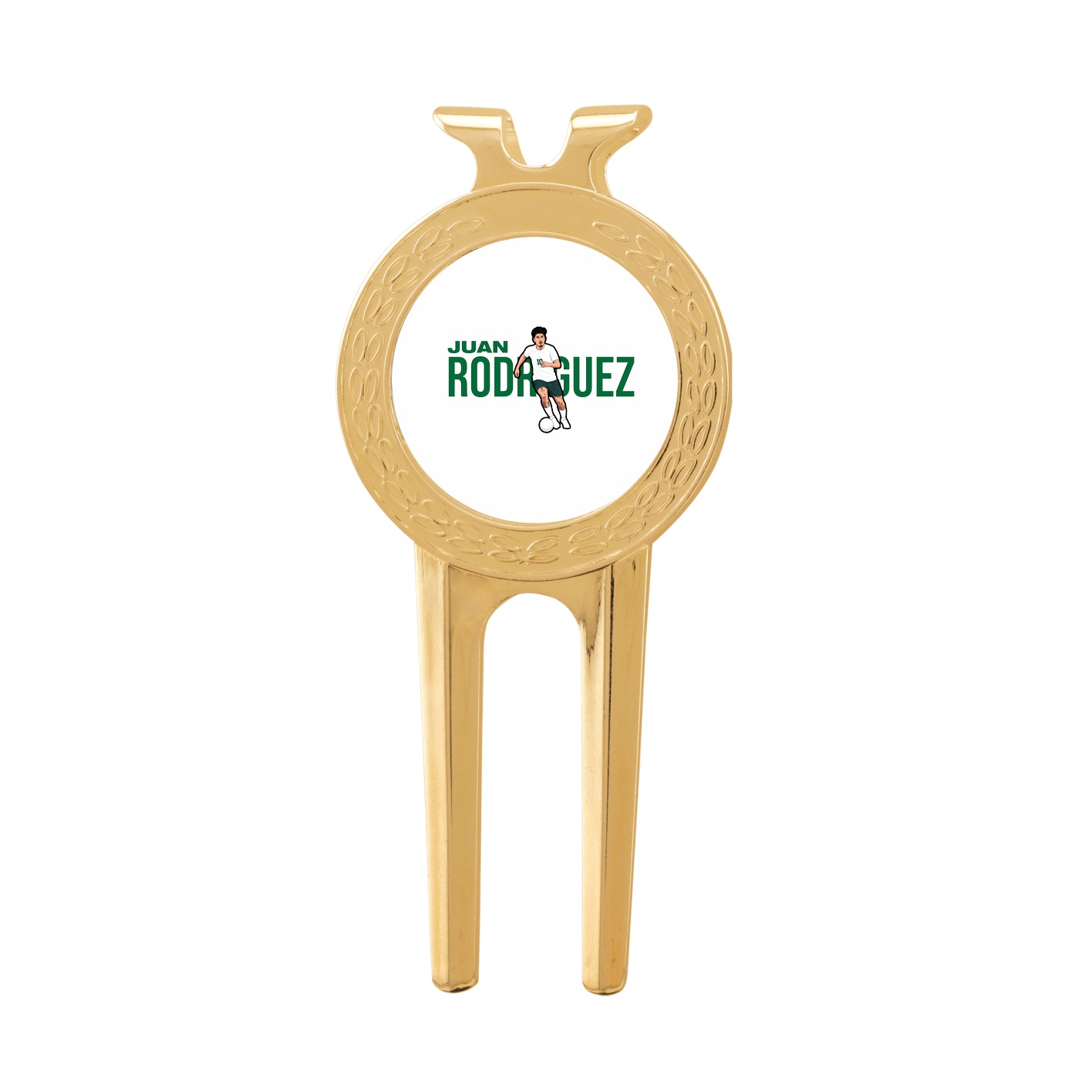 Divot Tool with Ball Marker — Player Name in Classic