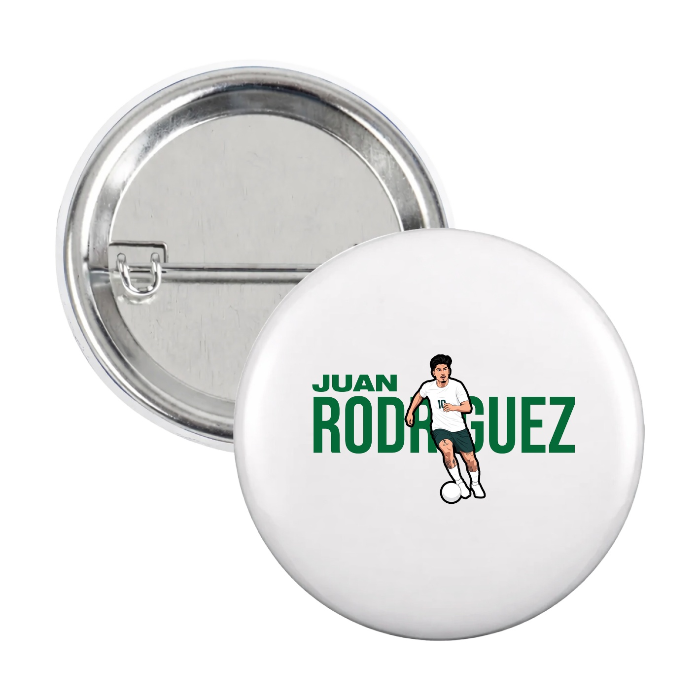 Game Day Button — Player Name in White