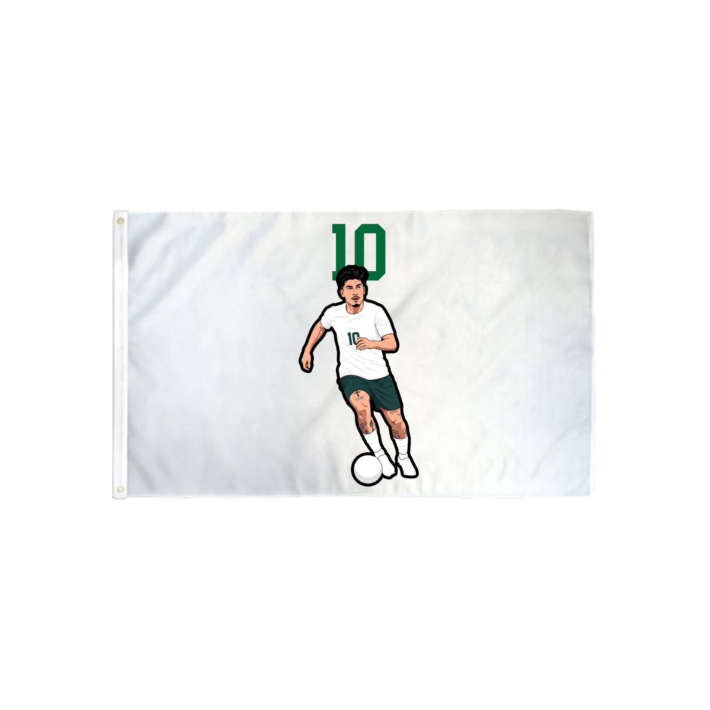 3x5 Flag — Number Top in Classic