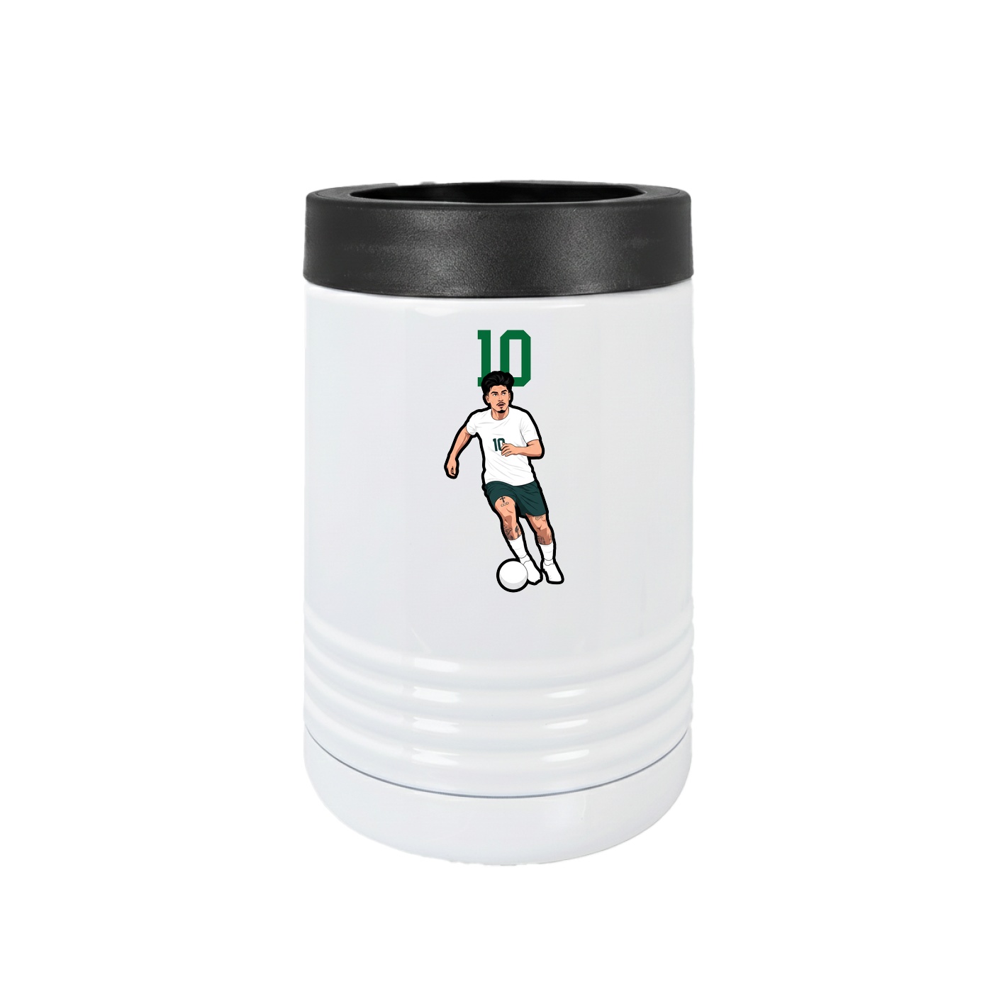 Beverage Holder — Number Top in White