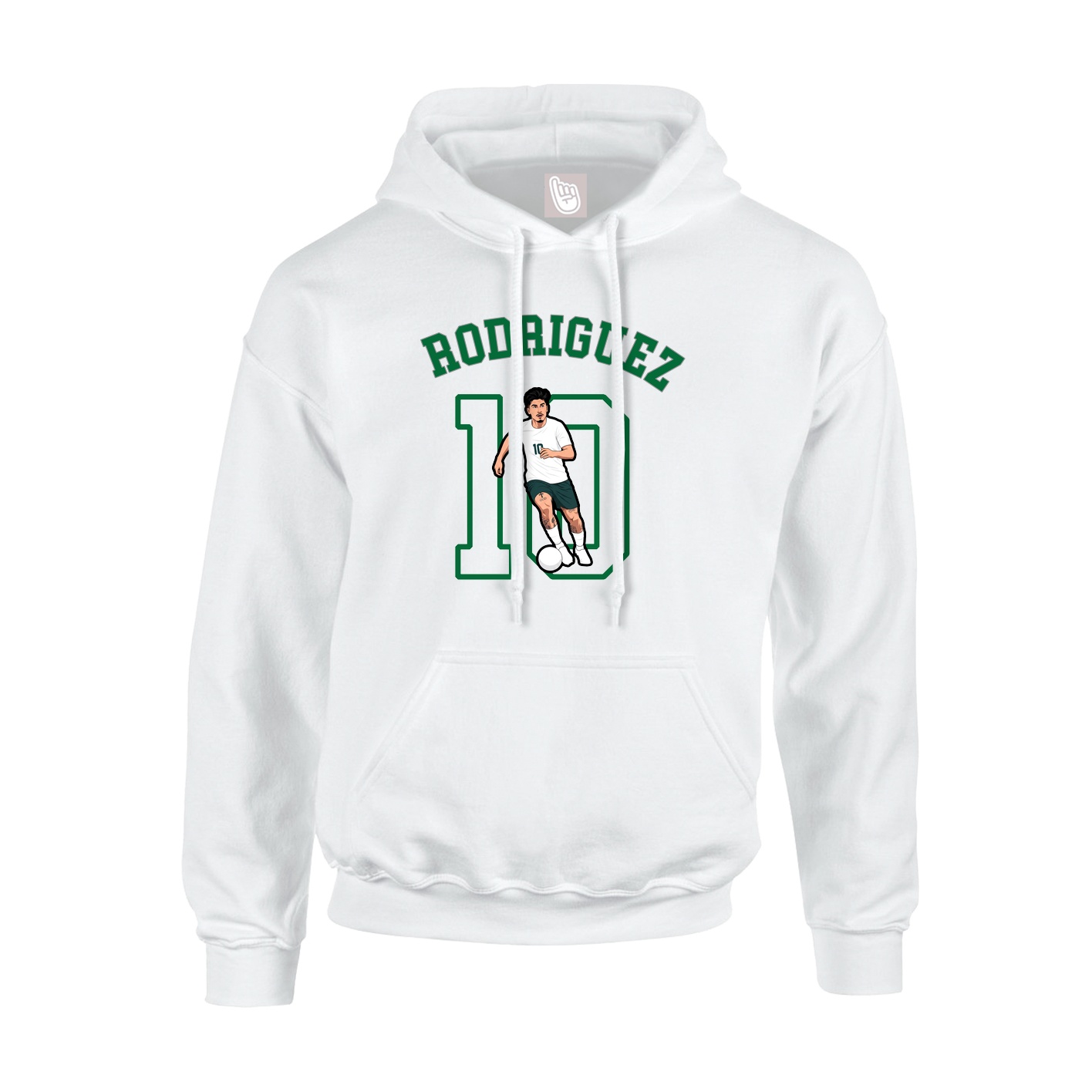 Hoodie — Shirsey Arch in White