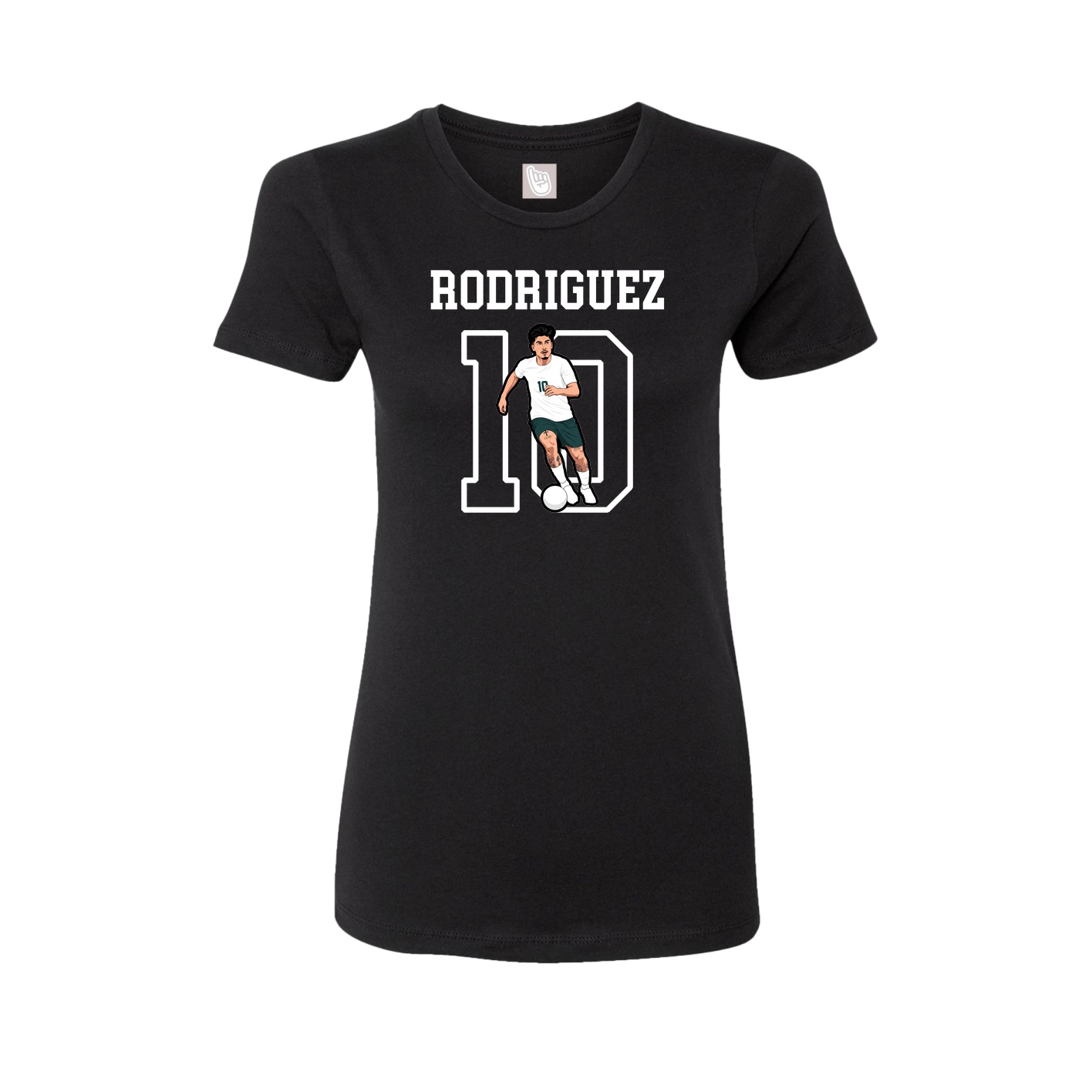 Fitted Women's Tee — Shirsey in Black
