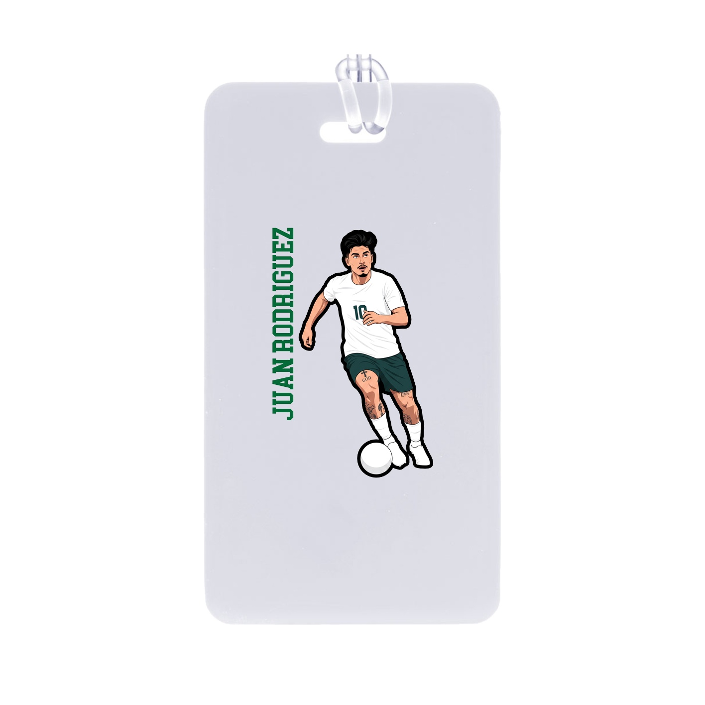 Bag Tag — Name Vertical in Classic
