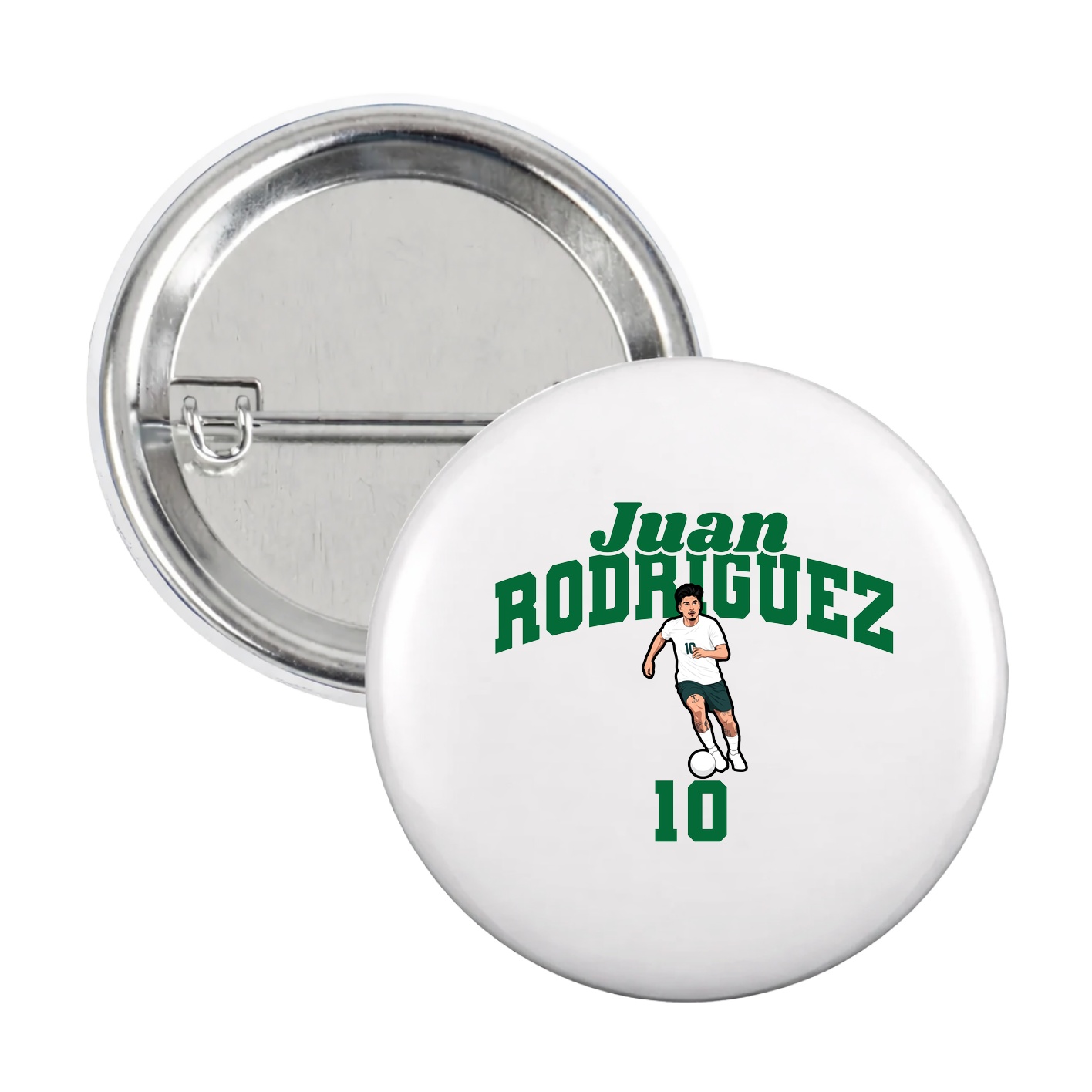 Game Day Button — Signature Arch in White