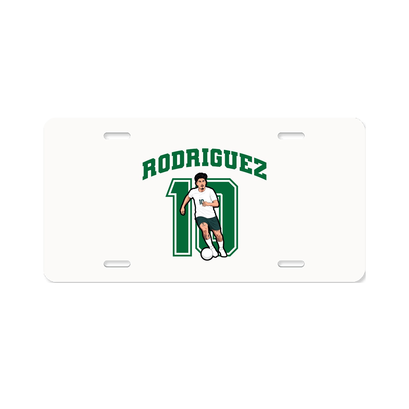 License Plate — Number in Classic
