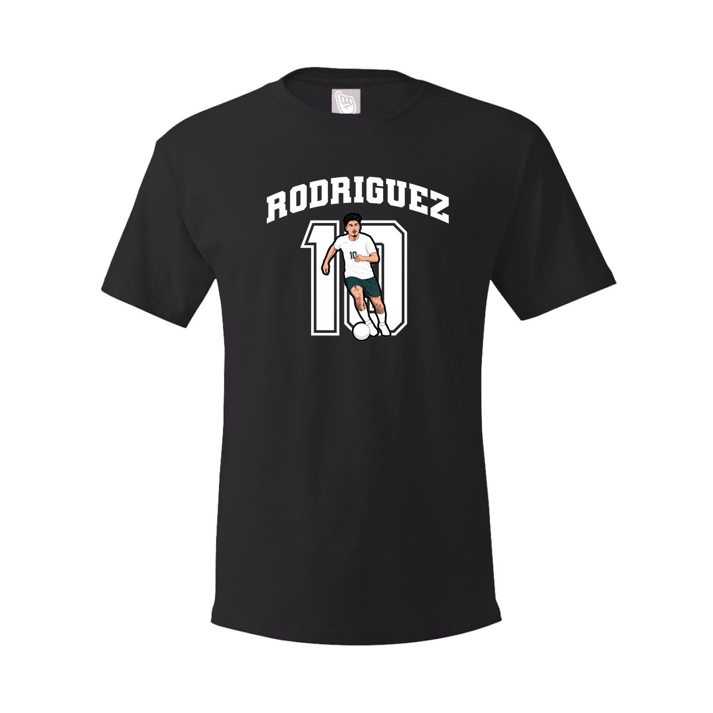 Youth Tee — Number in Black