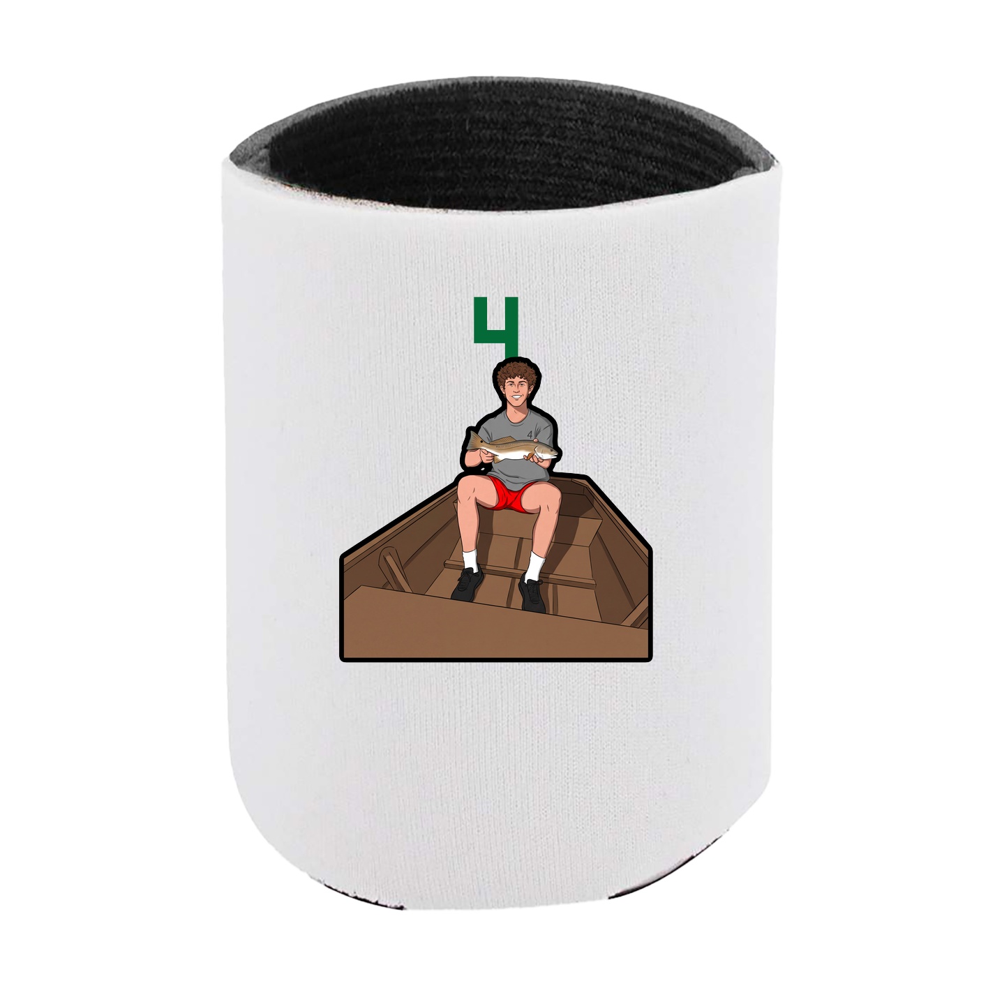 Can Holder — Number Top in White