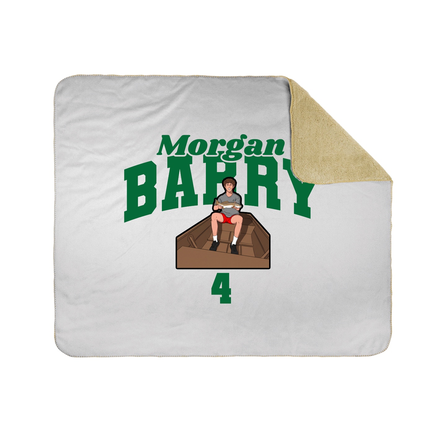 Throw Blanket — Signature Arch in White