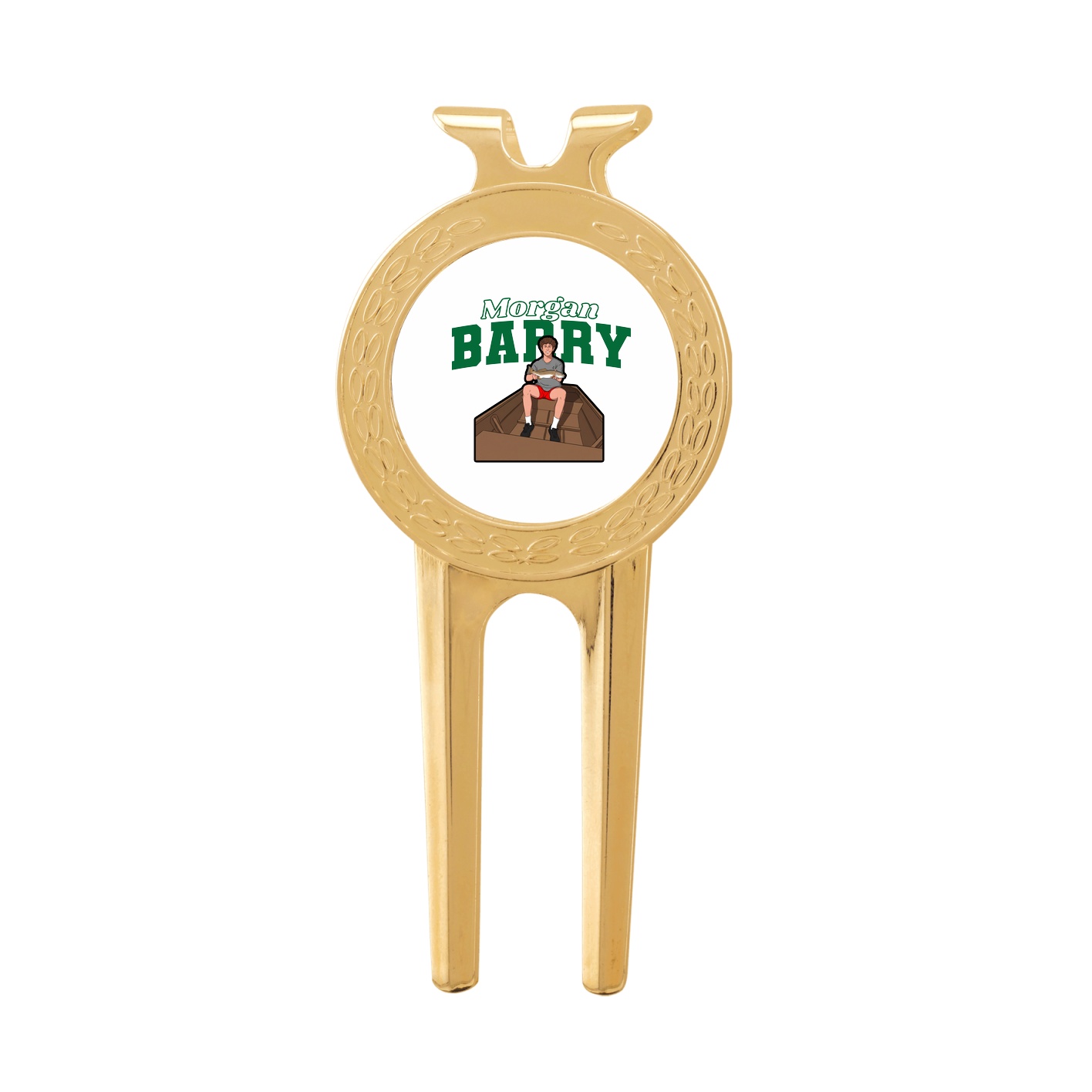 Divot Tool with Ball Marker — Name Arch in Classic