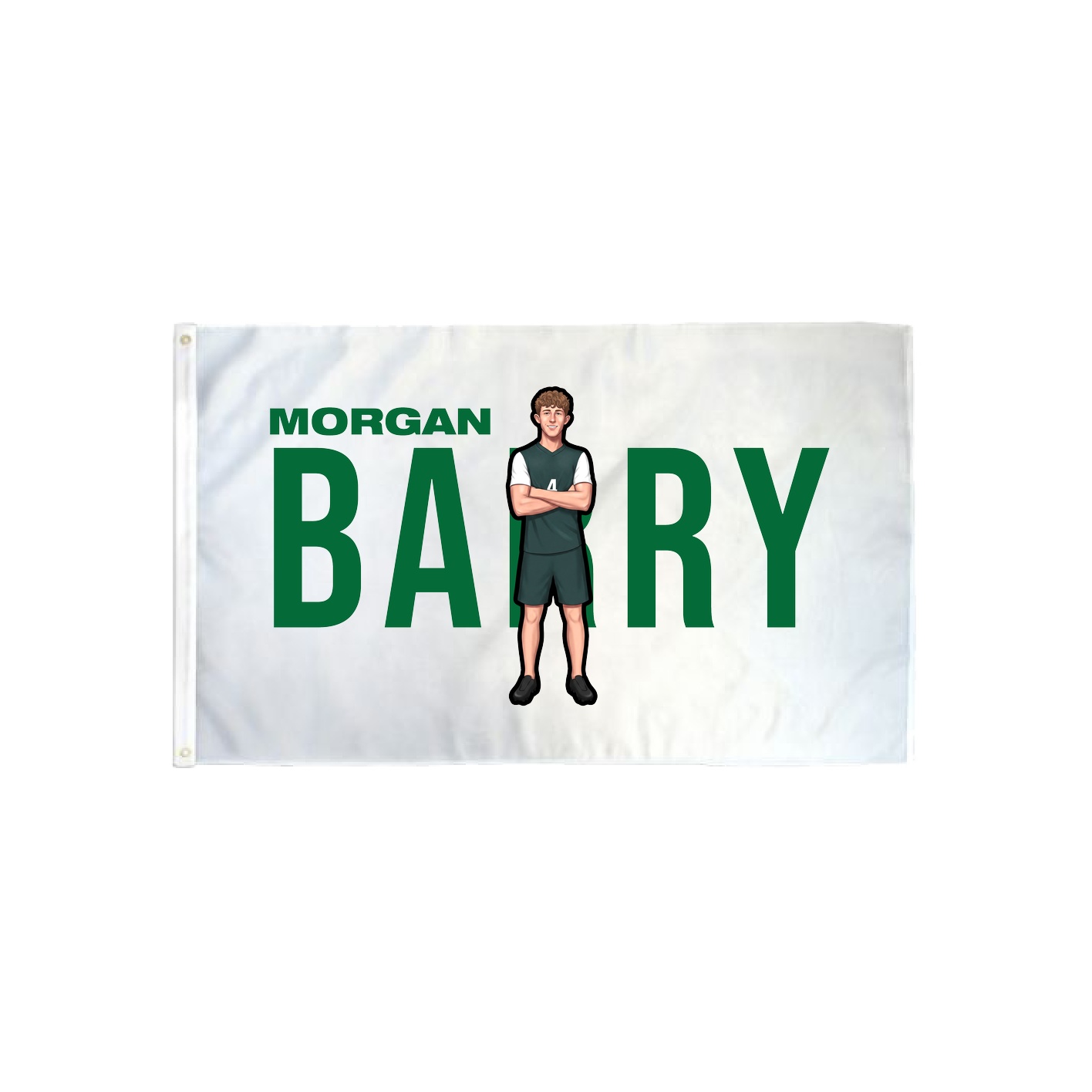 3x5 Flag — Player Name in Classic