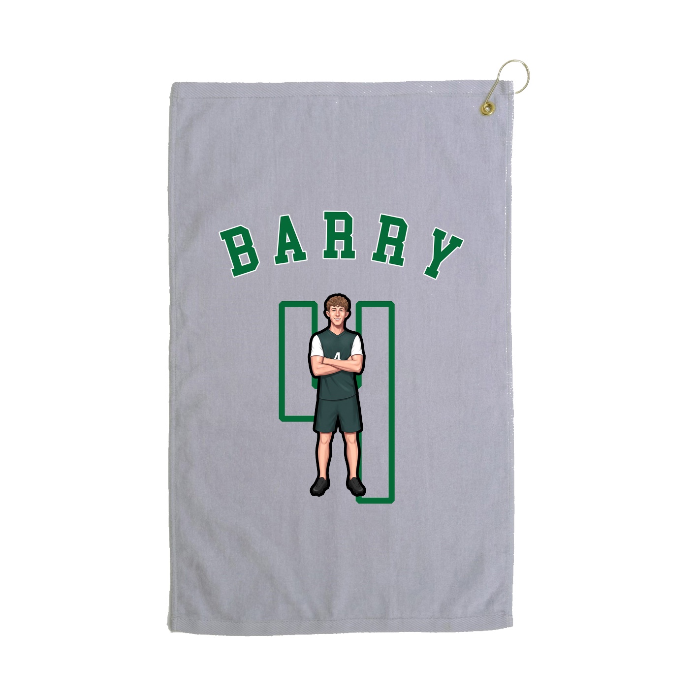 Golf Towel — Shirsey Arch in Grey