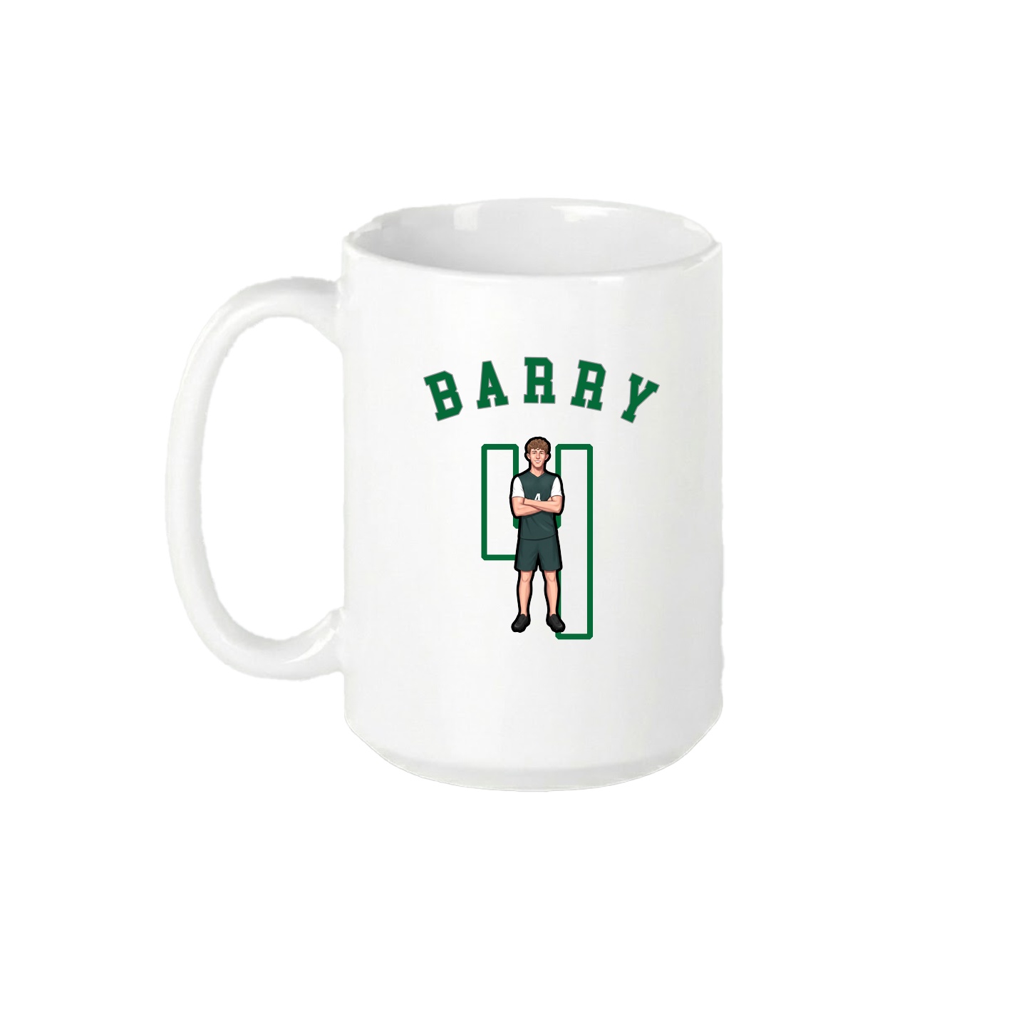 15oz Coffee Mug — Shirsey Arch in White