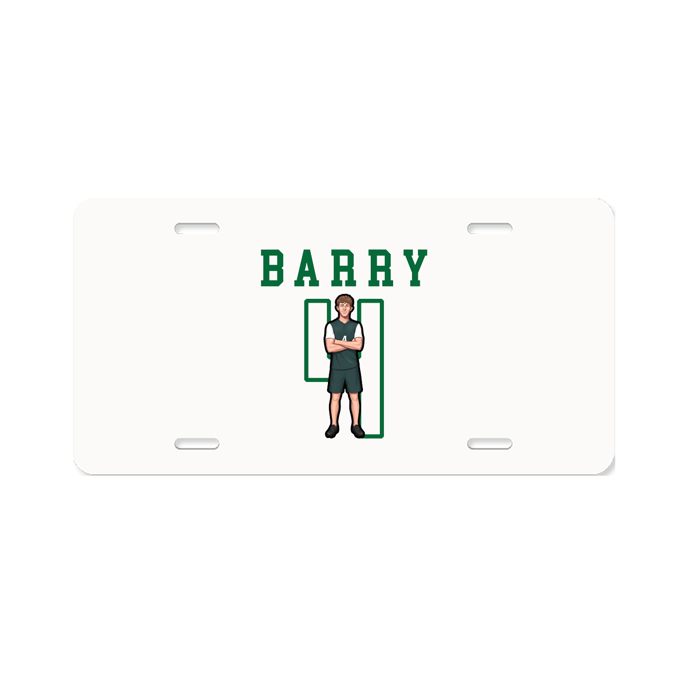 License Plate — Shirsey in Classic